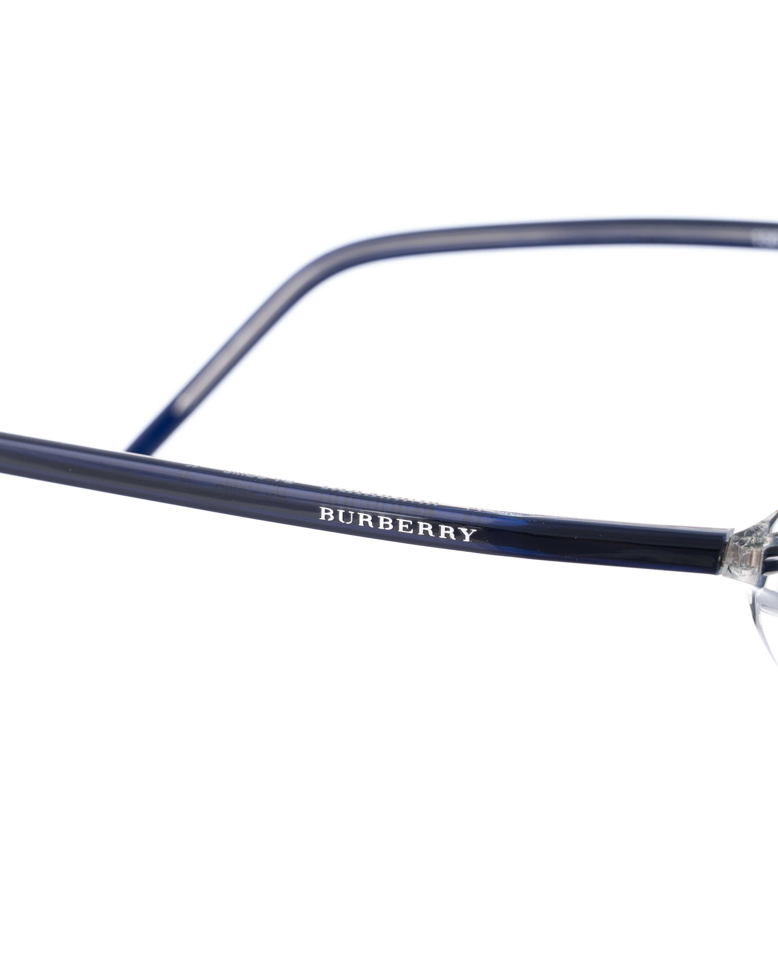 Burberry Burberry 90s Navy Blue Oval Glasses Size ONE SIZE - 3 Thumbnail