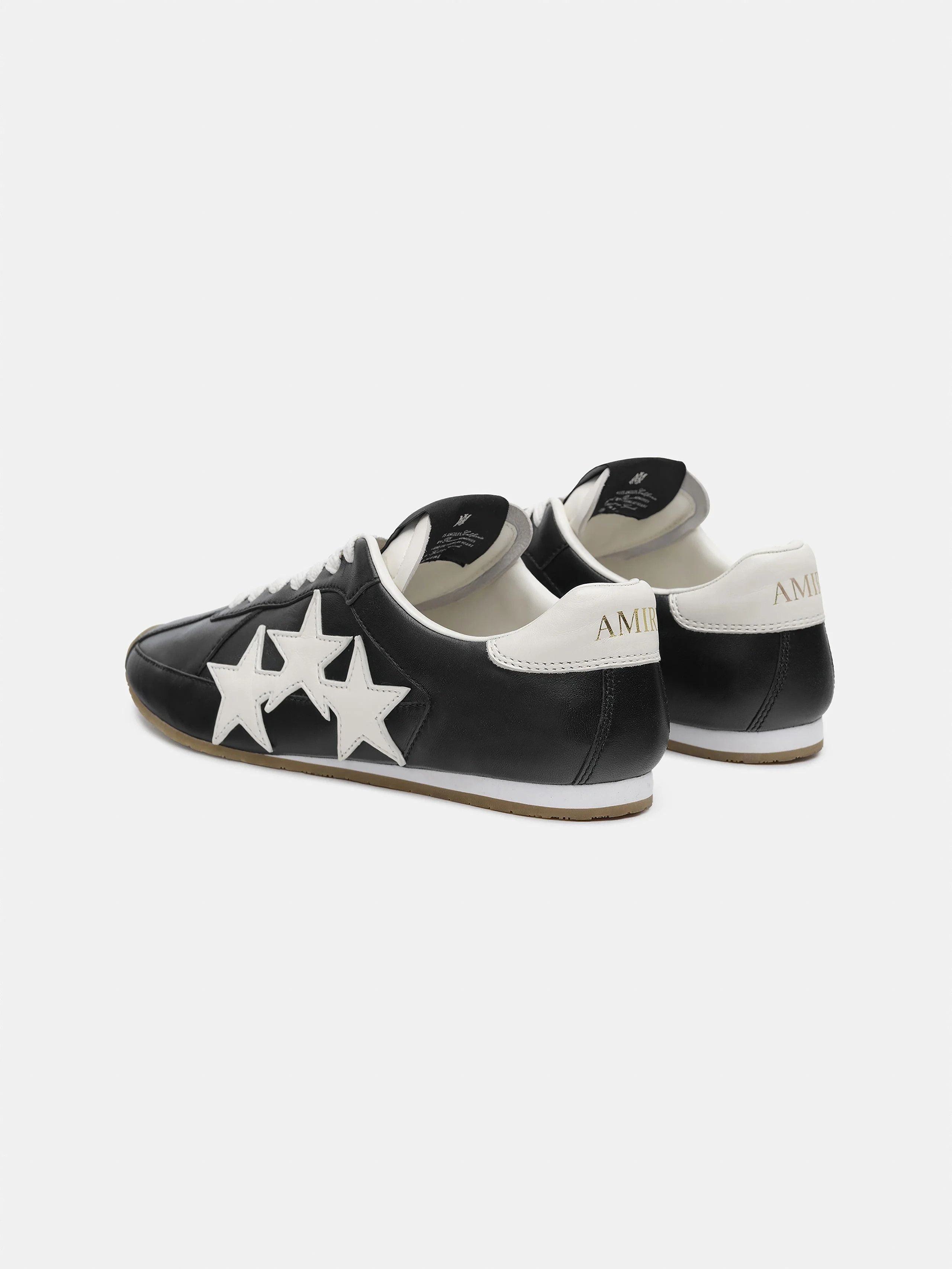 Amiri os11x0326 Pacific Flats Sneakers in Black/White Size US 7 / IT 37 - 3 Thumbnail