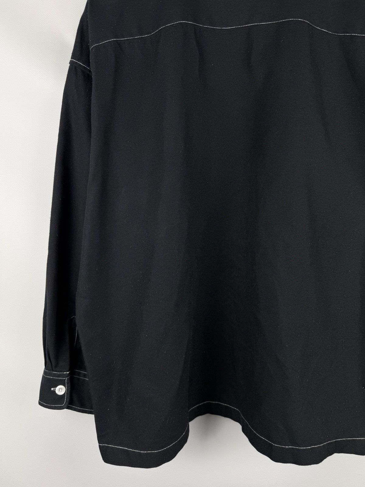 Other Timbre Poste Long Sleeve Japanese Collarless Button Up Shirt Size US L / EU 52-54 / 3 - 20 Thumbnail