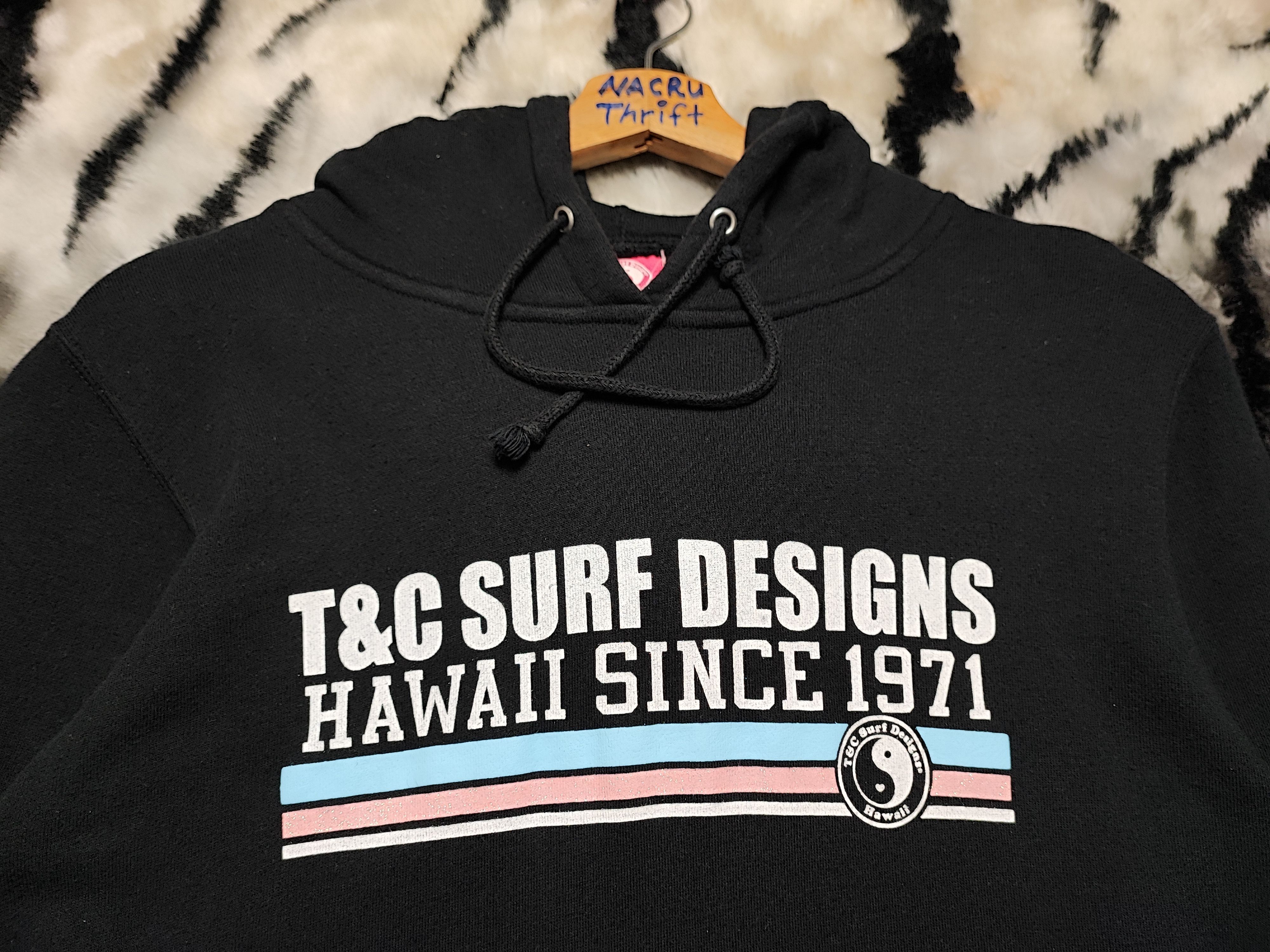 Vintage T&C SURF DESIGN HOODIE Size US S / EU 44-46 / 1 - 5 Thumbnail