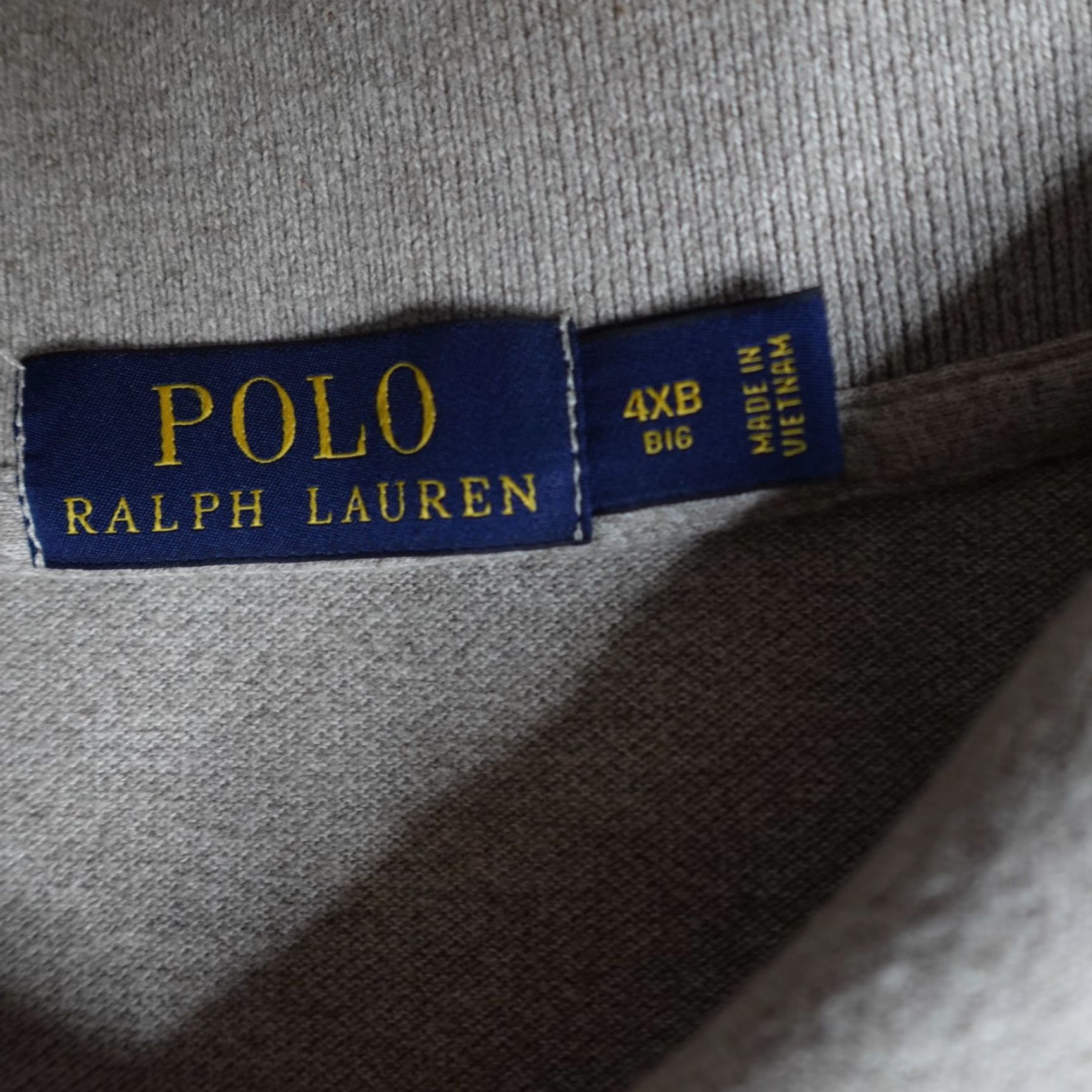 Polo Ralph Lauren Polo Ralph Lauren Polo Shirt Big 4X Beige Heather Solid Long Sleeve Polo Shirt Men Size 4XB Casual USA Logo Button Collar Spread Knit Cotton Size US XXL / EU 58 / 5 - 7 Thumbnail