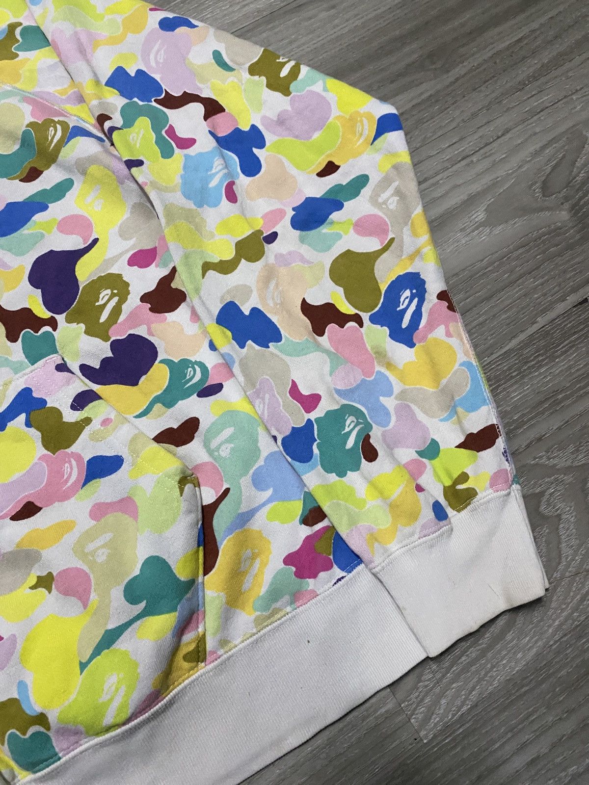 Bape NIGO ERA - BAPE COTTON CANDY MULTICOLOR CAMO FULL ZIP HOODIE Size US S / EU 44-46 / 1 - 4 Thumbnail