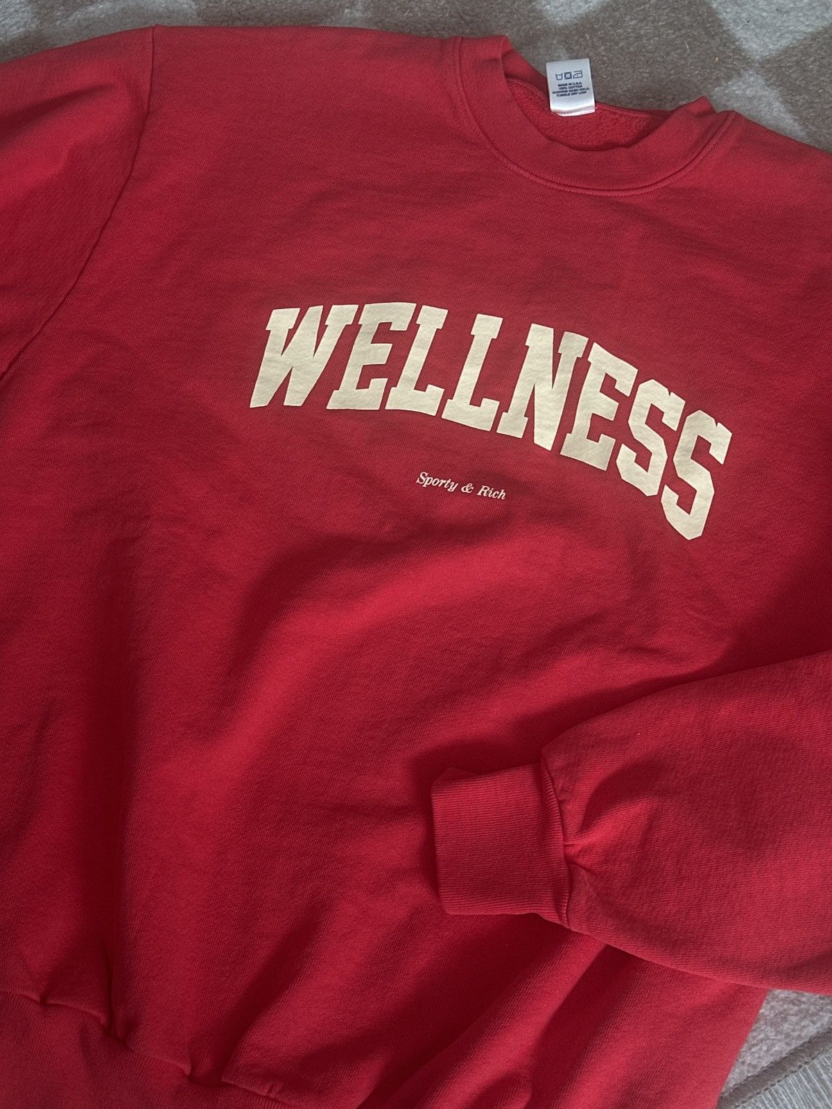 Sporty & Rich Sporty & Rich WELLNESS Sweatshirt Pullover Size M Size US M / EU 48-50 / 2 - 1 Thumbnail