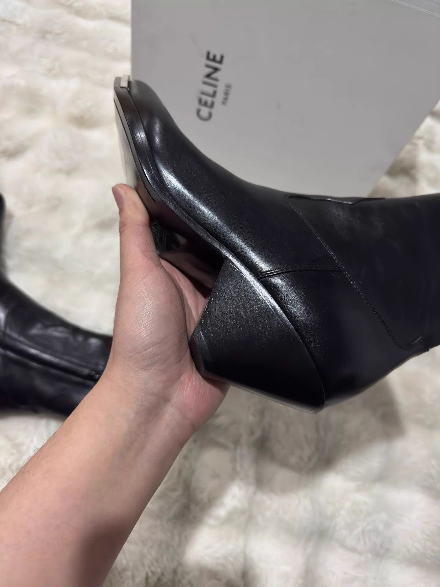 Celine Celine New Runway Metal Toe Zipper Boots Size 40 Size US 7 / EU 40 - 7 Thumbnail