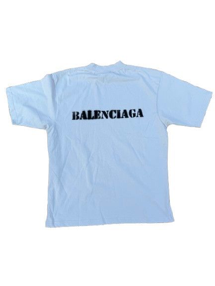 Balenciaga Balenciaga Stencil Logo Tee Size US XS / EU 42 / 0 - 2 Thumbnail