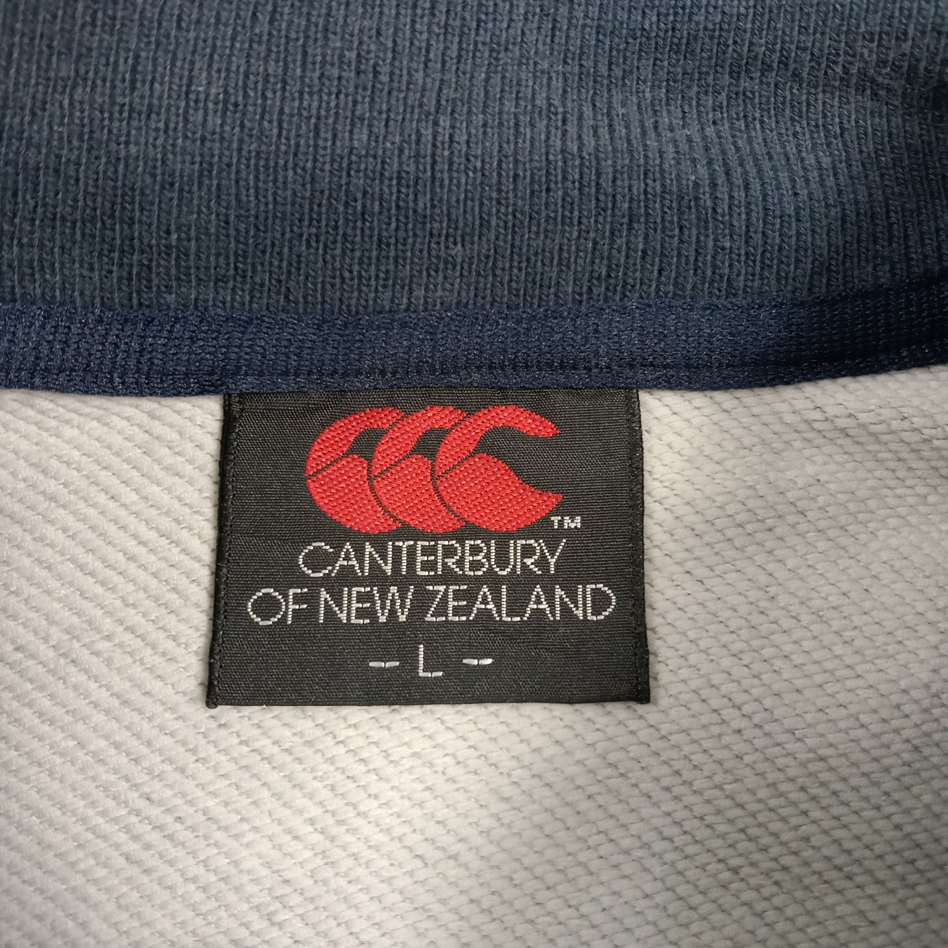 Canterbury of New Zealand Canterbury Spell Out Raglan Zip Sweatshirt C271N15 Size US L / EU 52-54 / 3 - 3 Thumbnail