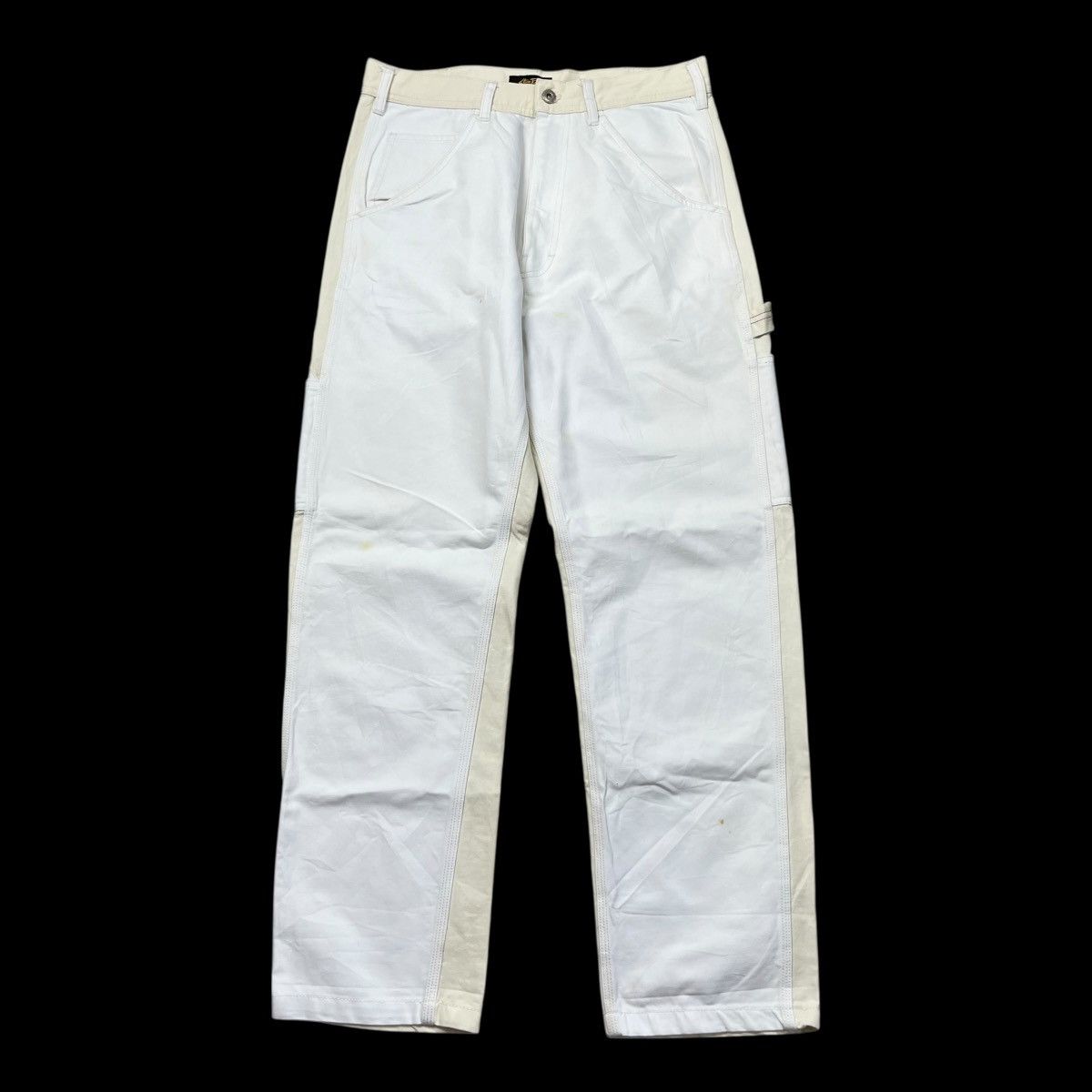 Stan Ray Stan Ray x Paul Smith Painter Pants - Cream/White Colorblock Size US 32 / EU 48 - 2 Thumbnail
