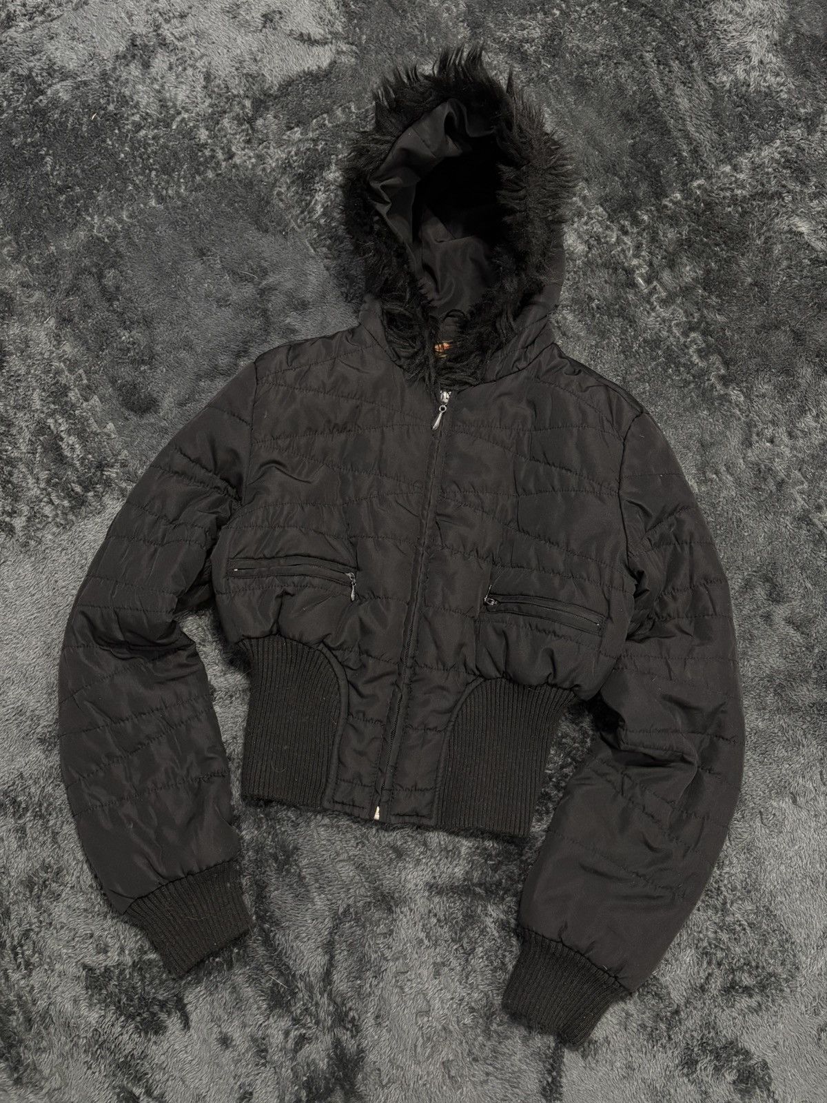 If Six Was Nine 00s LGB If Six Was Nine Style Multi Faux Fur Jacket Size M / US 6-8 / IT 42-44 - 1 Thumbnail