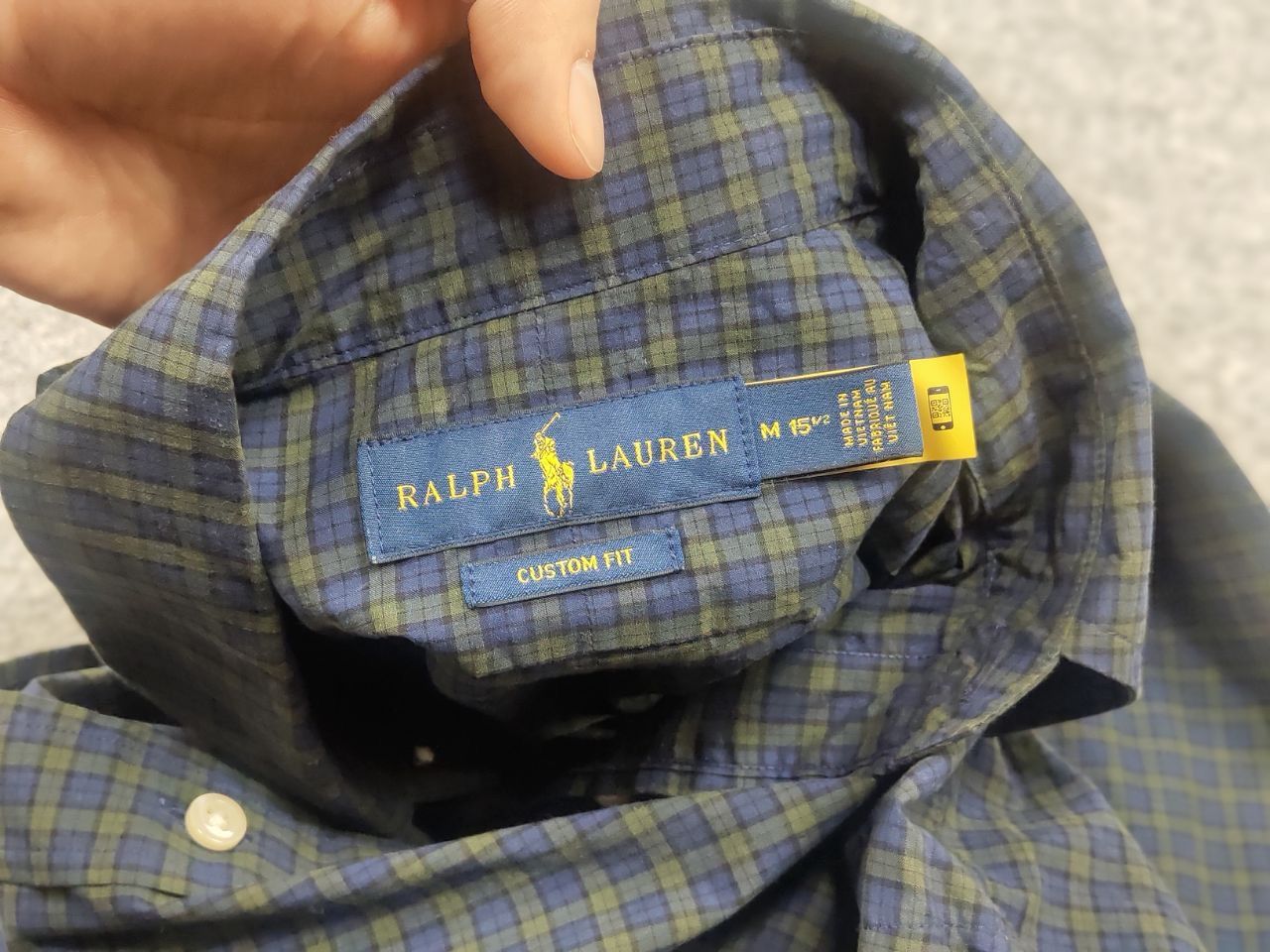 Polo Ralph Lauren Vintage Polo Ralph lauren Blue Check Button Flannel Shirt Size US M / EU 48-50 / 2 - 9 Thumbnail