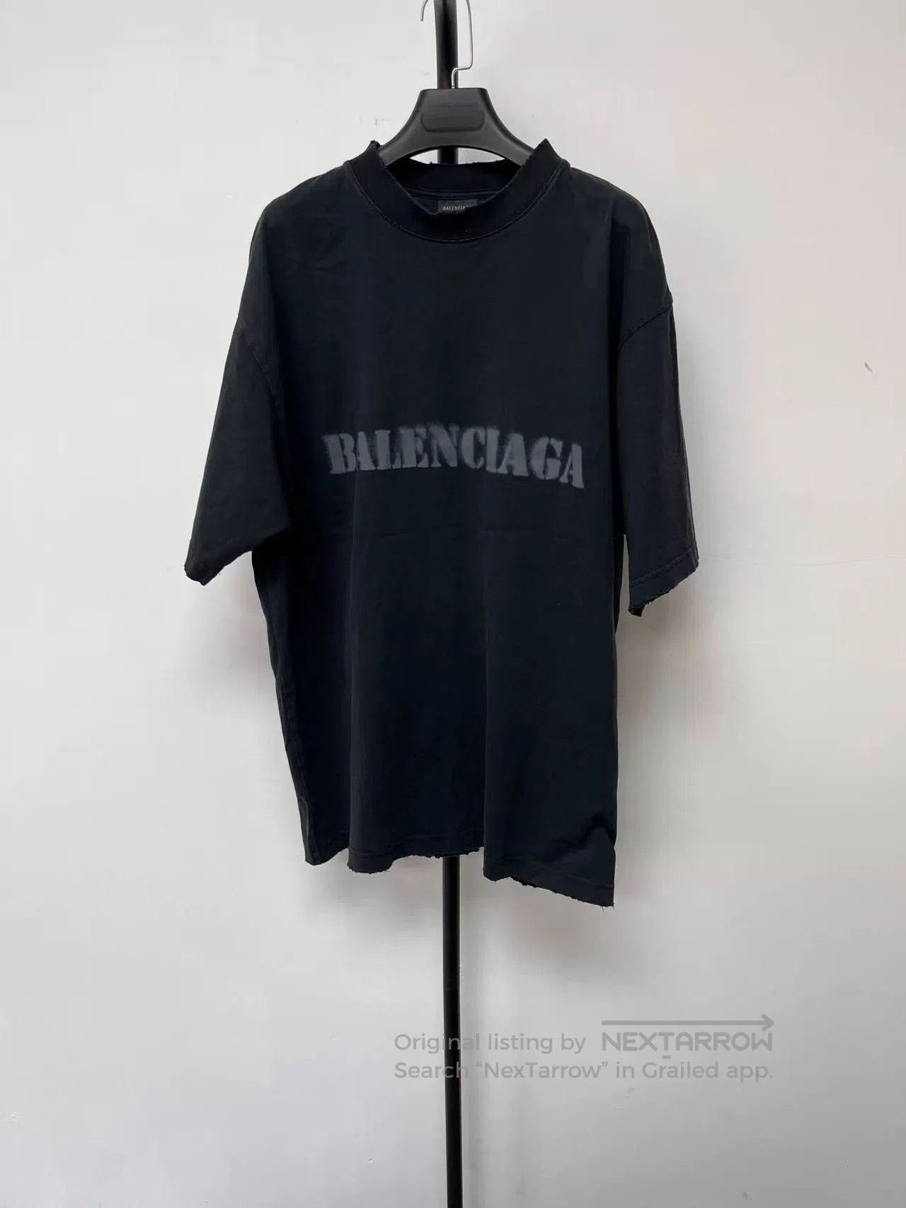 Balenciaga Balenciaga Letter Print Loose Short-Sleeve T-Shirt. Size US M / EU 48-50 / 2 - 1 Thumbnail