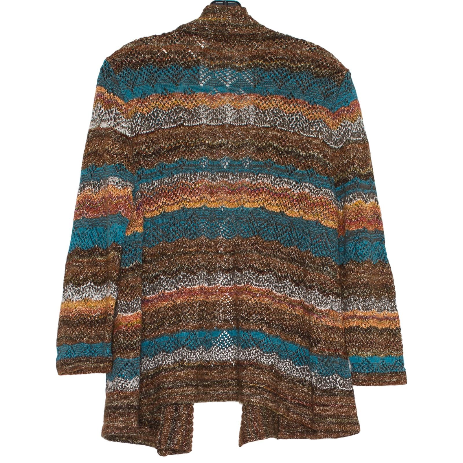 Other Cardigan Sweater Open Front Southwestern Boho Stripe Cozy XL Size XL / US 12-14 / IT 48-50 - 3 Thumbnail