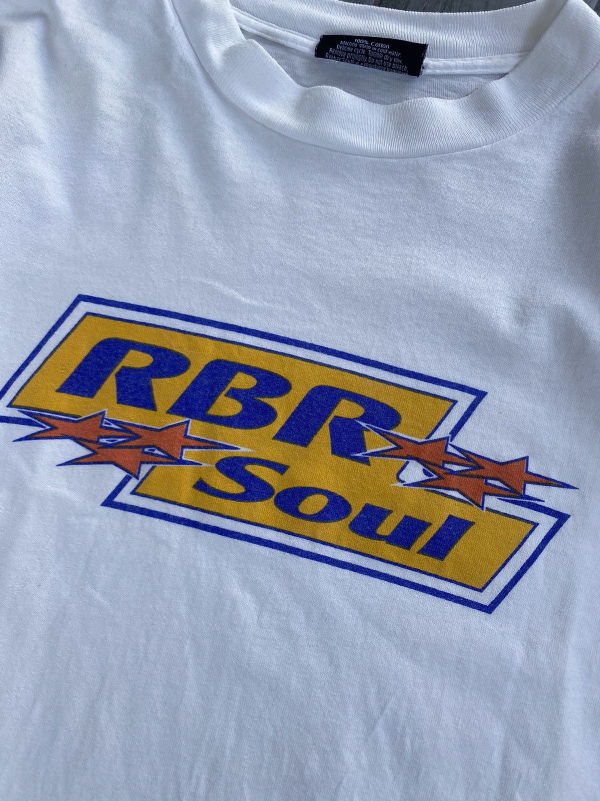 Vintage Vintage rubber soul rbr soul white tshirt Size US L / EU 52-54 / 3 - 3 Thumbnail