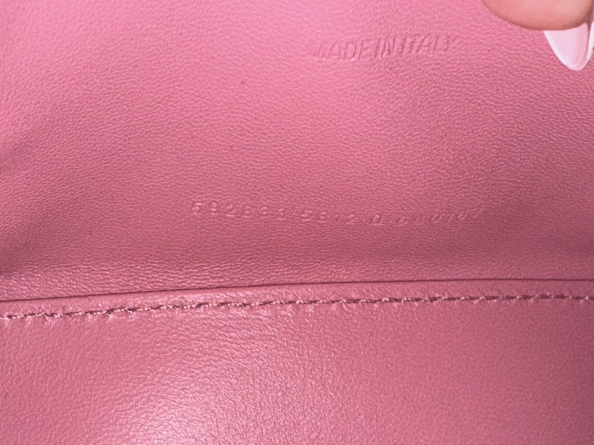 Balenciaga Balenciaga Hourglass Mini Glitter Top Handle Handbag Pink Size ONE SIZE - 5 Thumbnail