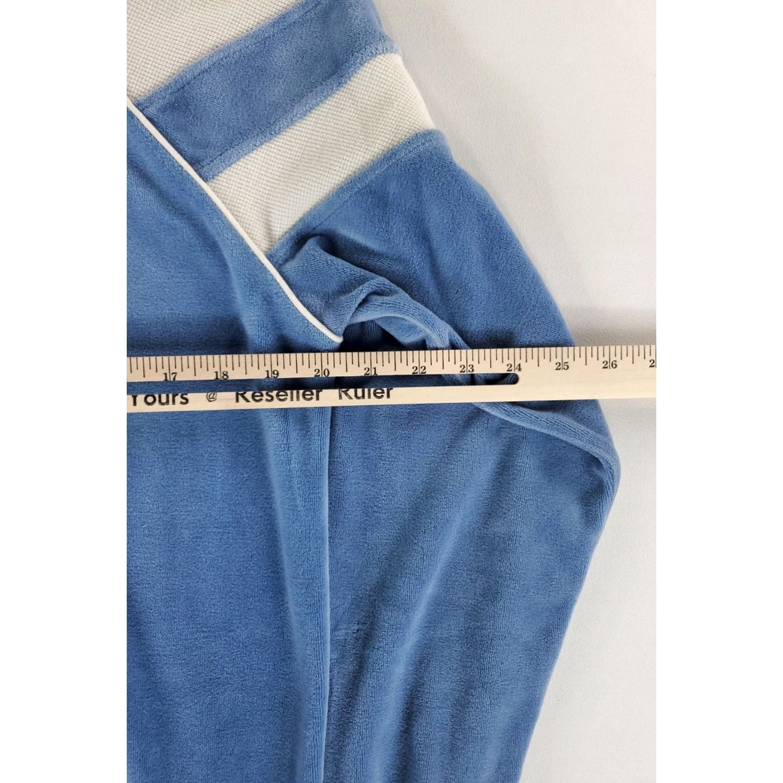 Vintage VINTAGE Heming Way Point Sweatshirt Velour Polo Collar Pullover Blue Mens L 70s 80s Size US L / EU 52-54 / 3 - 5 Thumbnail