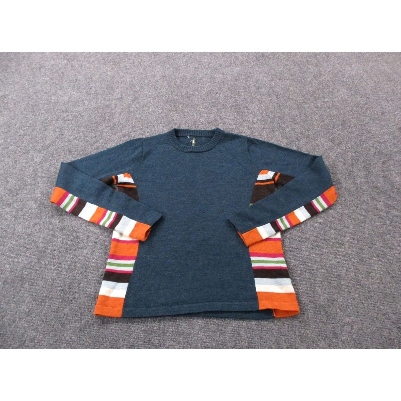 Smartwool SmartWool Shirt Womens XS Merino Wool Striped Colorblock Casual Base Layer Y2K Shirt Womens XS Multicolor Striped Merino Wool Casual Base Layer Women) Size XS / US 0-2 / IT 36-38 - 2 Thumbnail