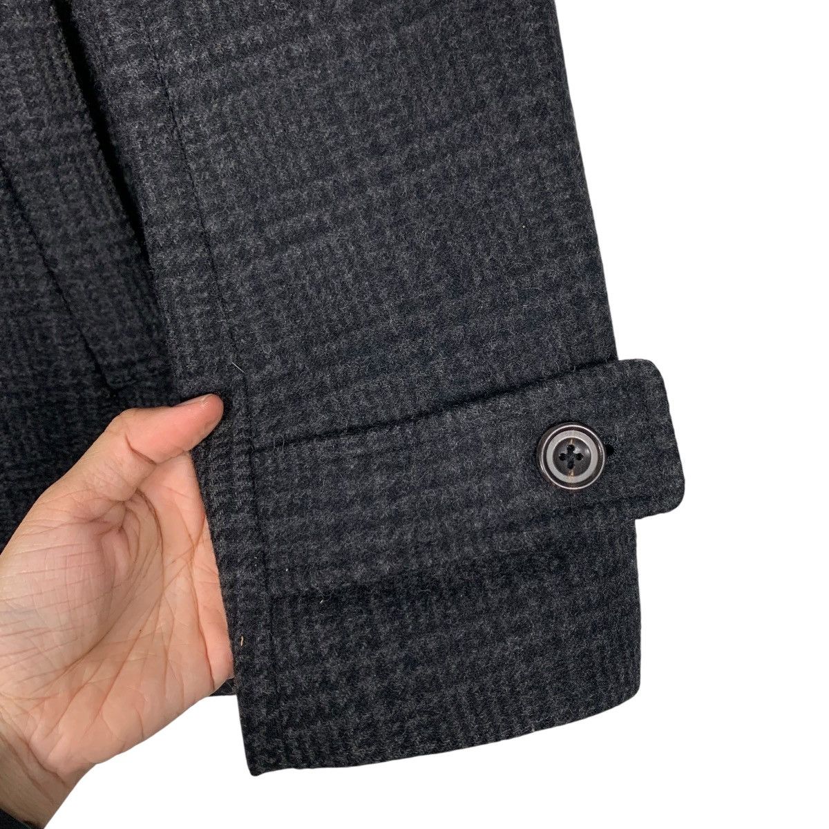 Schlussel SCHLUSSEL Checked Wool Duffle Coat Jacket #2439-C109 Size US S / EU 44-46 / 1 - 14 Thumbnail