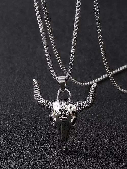 Japanese Brand Bull Head Charm Necklace Size ONE SIZE - 1 Thumbnail