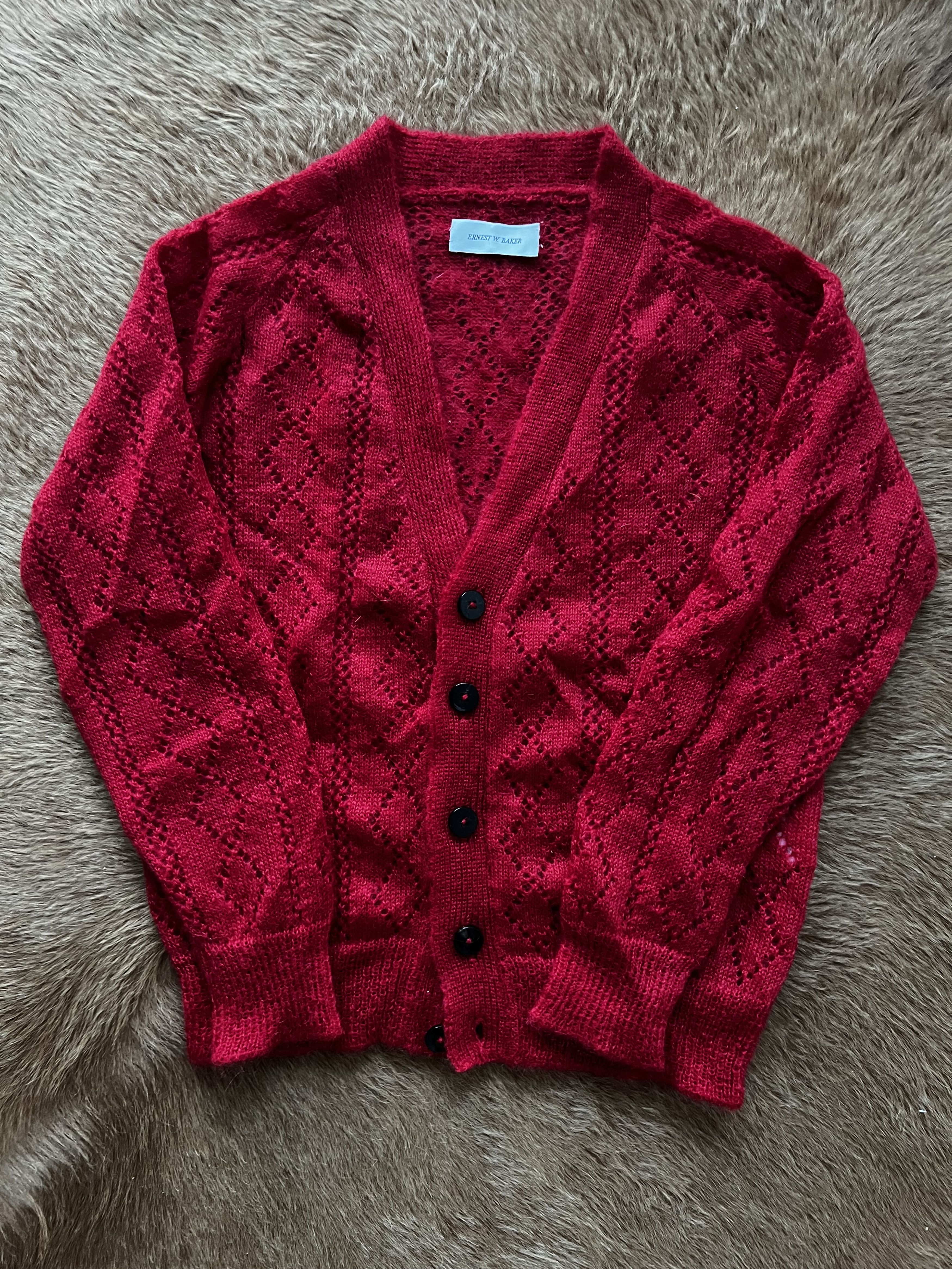 Ernest W. Baker Ernest W. Baker Mohair Cardigan Size US S / EU 44-46 / 1 - 3 Thumbnail