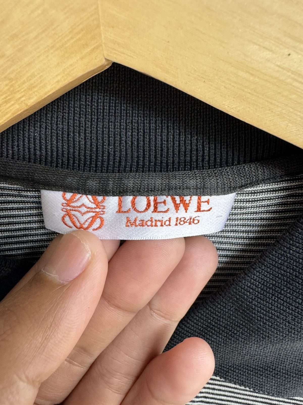 Loewe VINTAGE LOEWE STRIPED POLO SHIRT Size US M / EU 48-50 / 2 - 7 Thumbnail
