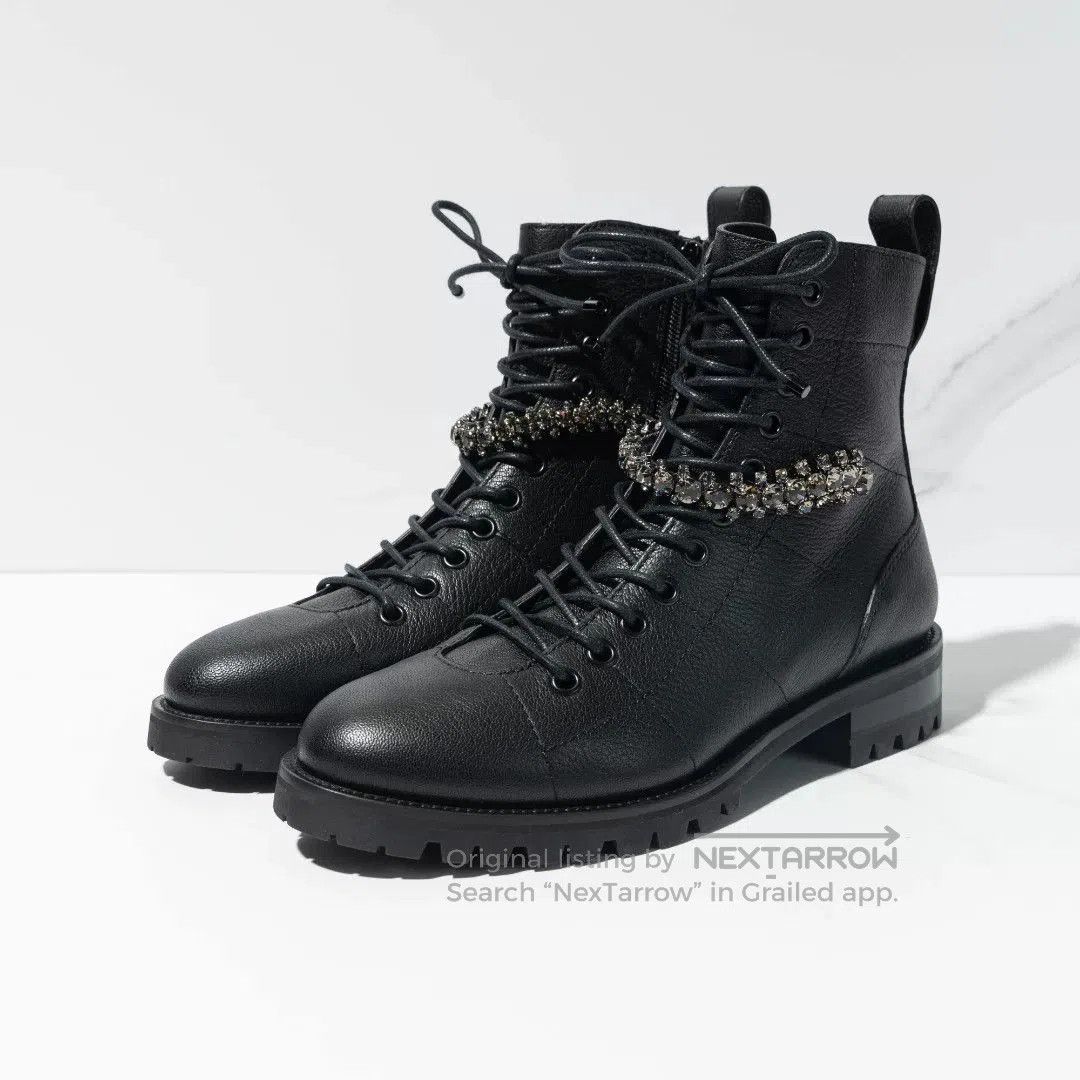 Jimmy Choo Jimmy Choo Women's Crystal Martin Boots. Size US 6 / IT 36 - 1 Thumbnail