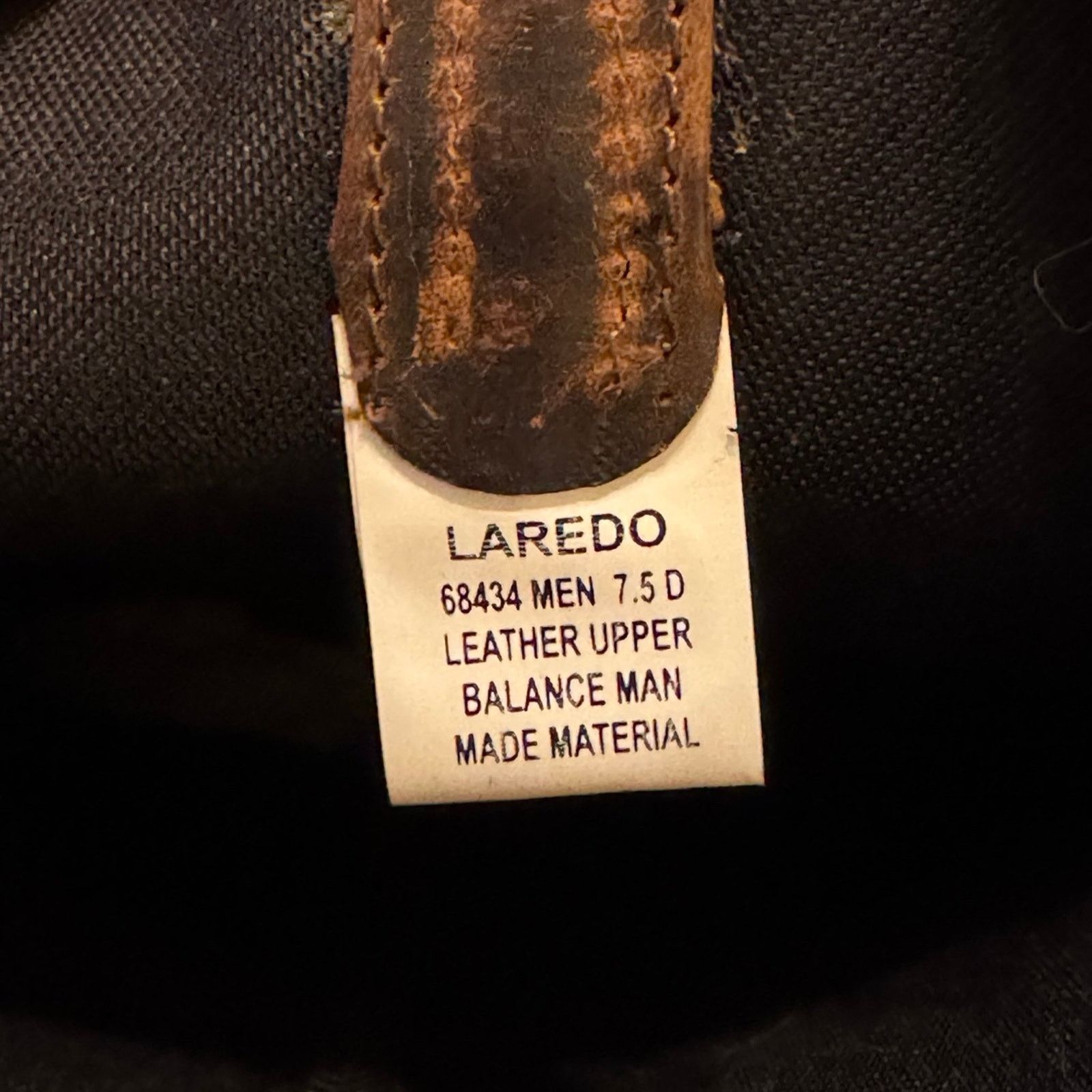 NBDN Nobrandedon VTG mens Laredo Laramie Boots Size US 7.5 / EU 40-41 - 7 Thumbnail