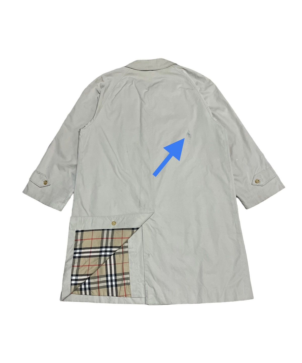 Burberry Vintage Burberry England Nova Check Trench Coat Size US L / EU 52-54 / 3 - 9 Thumbnail