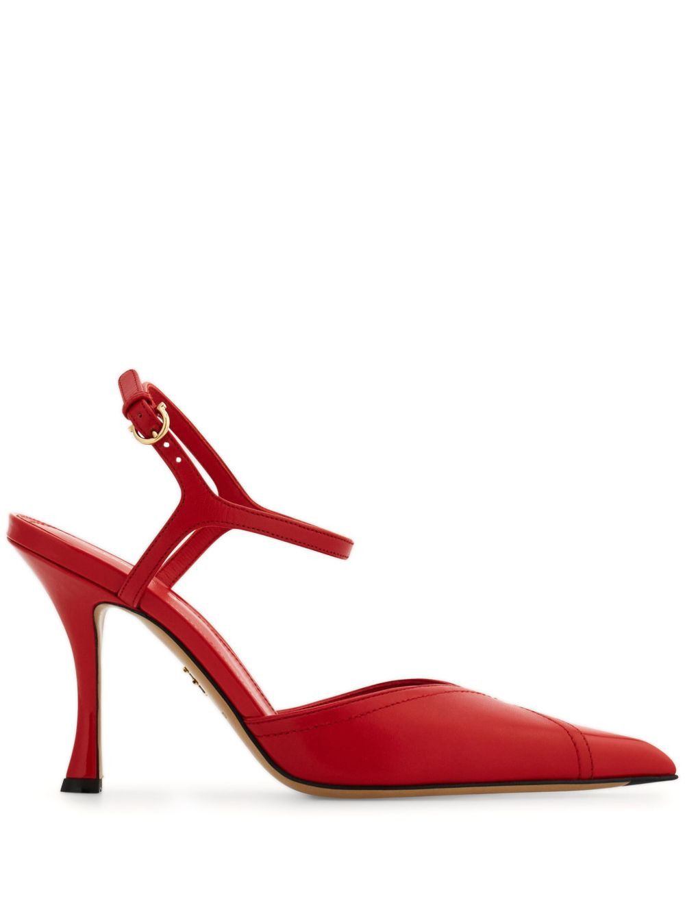 Ferragamo contrasting inlays pumps SIZE 7.5