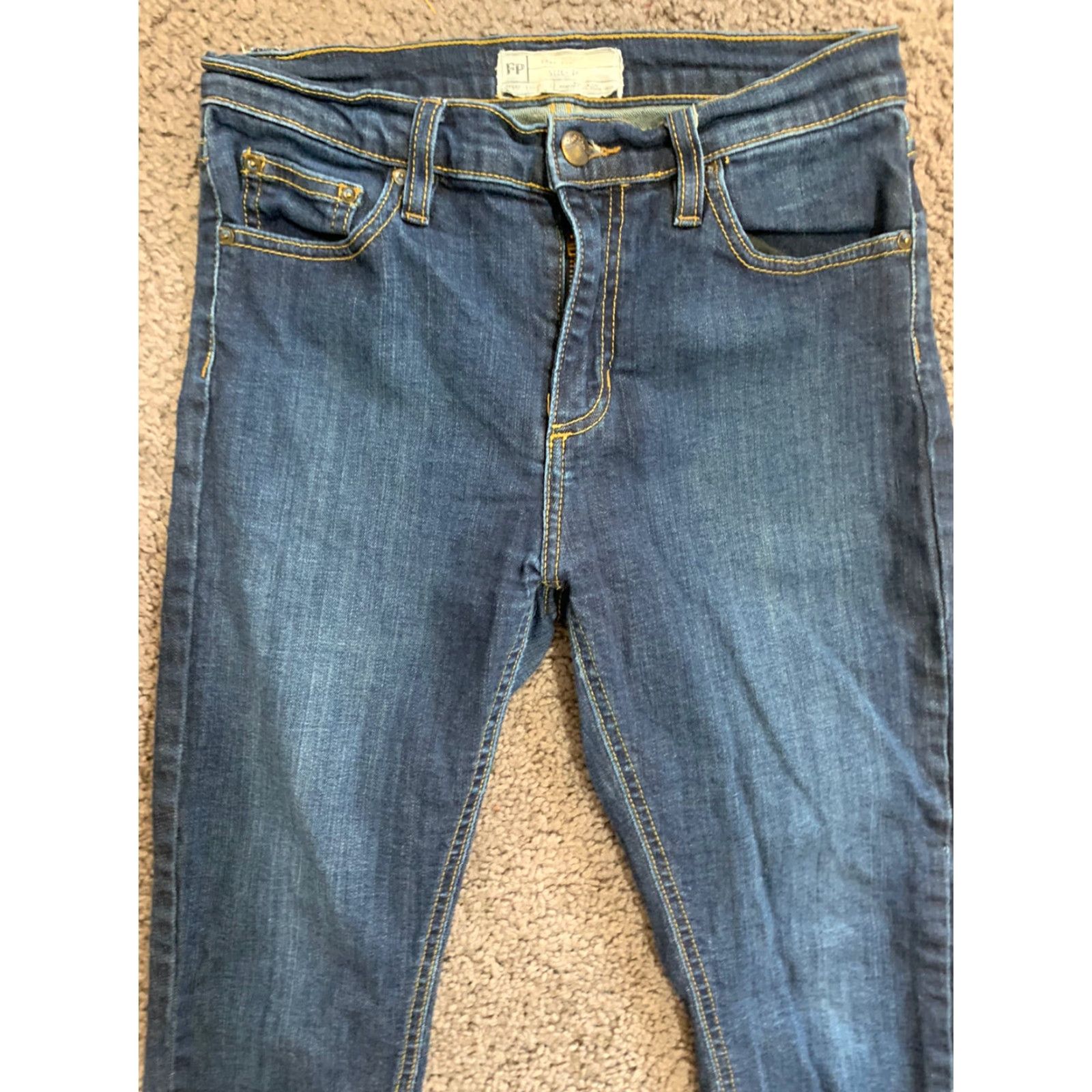 Free People Free People Jeans High Waist Skinny Ankle 61855-16515125 Size 26 Size 26" / US 2 / IT 38 - 2 Thumbnail