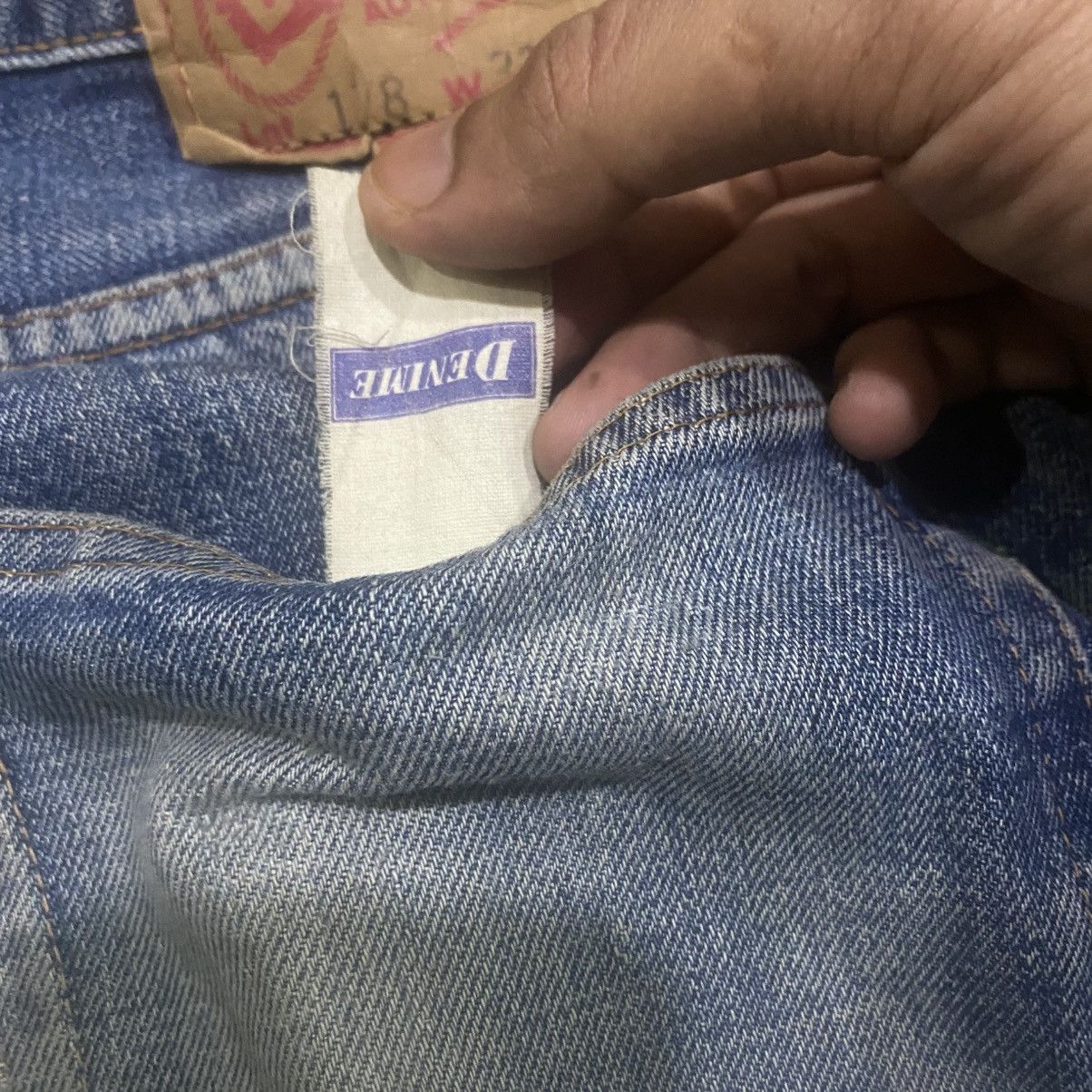 Denime ‼️LAST DROP‼️Denime Lot178 Selvedge Faded Distressed Denim Size US 31 - 23 Thumbnail