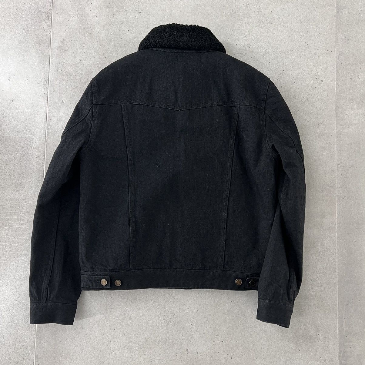 Saint Laurent Paris Saint Laurent Shearling Denim Jacket in Small Size US S / EU 44-46 / 1 - 3 Thumbnail