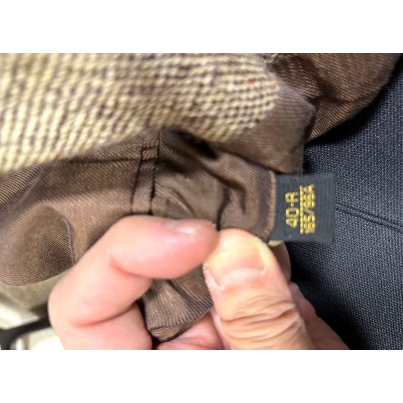Ralph Lauren RRL RALPH LAUREN Men's Tweed Jacket Brown 40R Wool Outer Button Casual Used Jacket Size US XXS / EU 40 - 6 Thumbnail