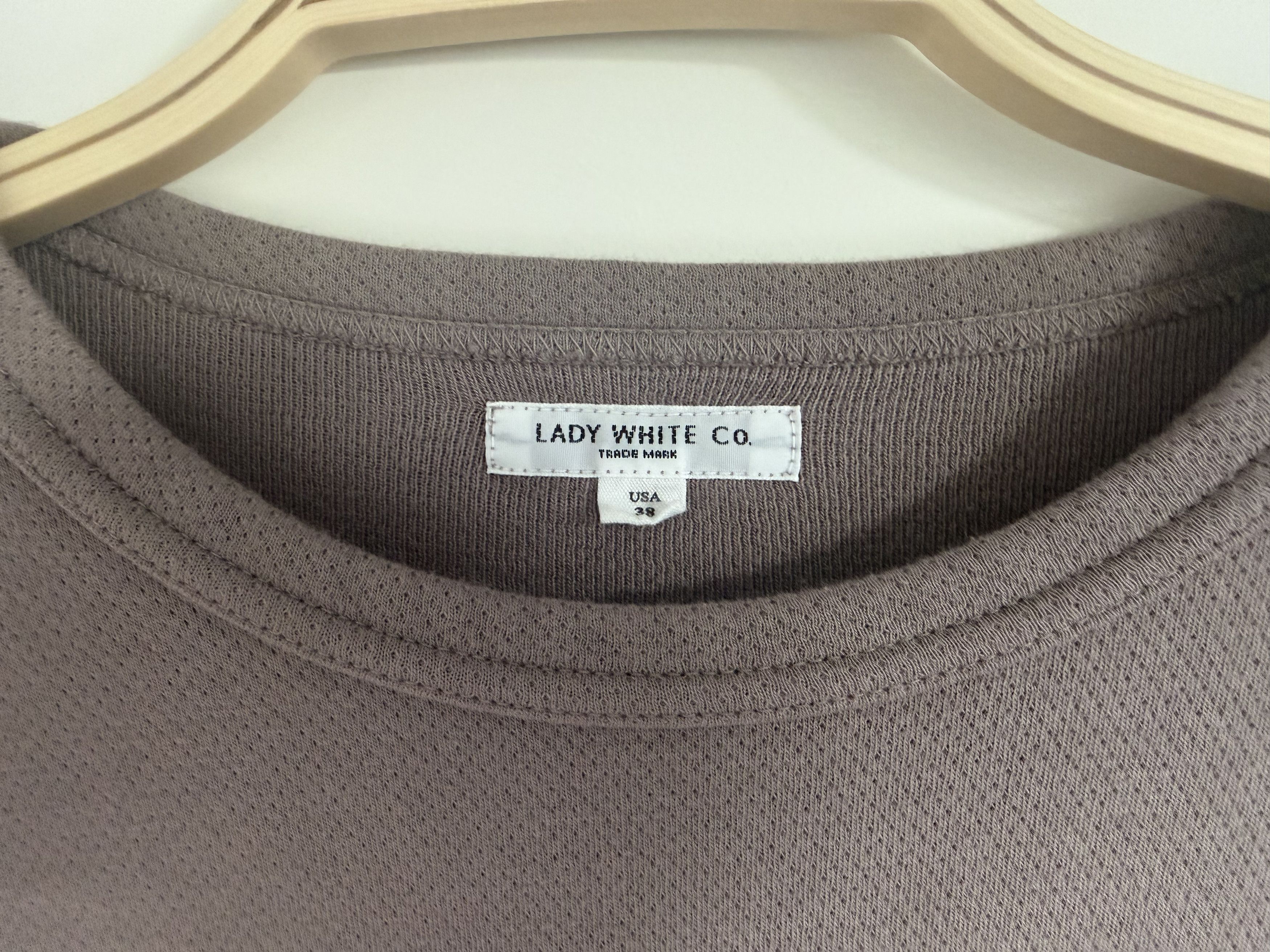 Lady White Co. Lady White Long Sleeve Sweatshirt in Plum (M) Size US M / EU 48-50 / 2 - 4 Thumbnail