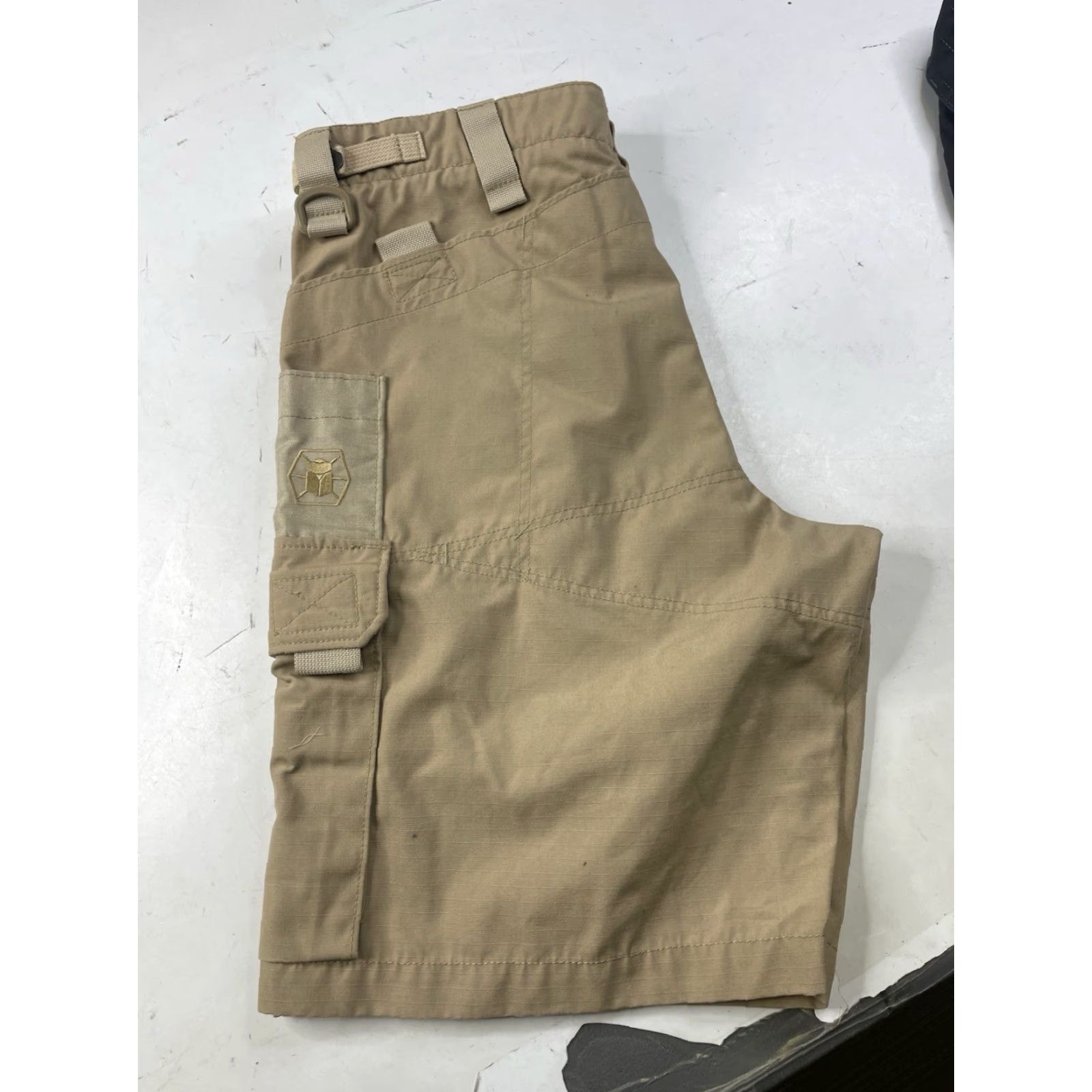 Vintage Kitanica Cargo Shorts Mens Large Beige Tactical Utility Workwear Ripstop USA Size US 33 - 8 Thumbnail