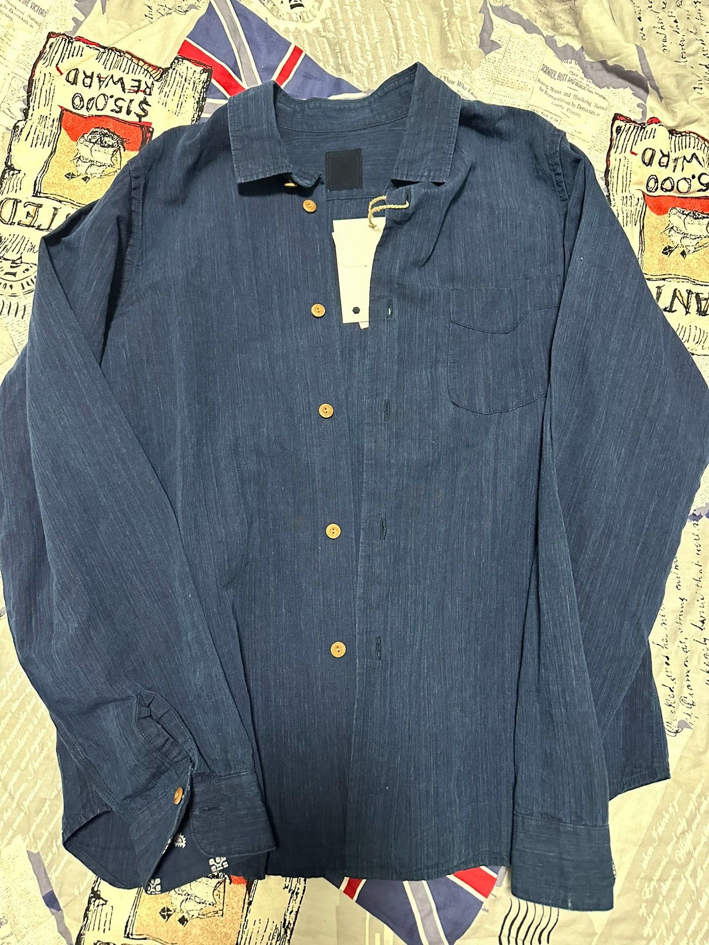 Visvim visvim vv ict linen blend shirt Size US L / EU 52-54 / 3 - 1 Thumbnail