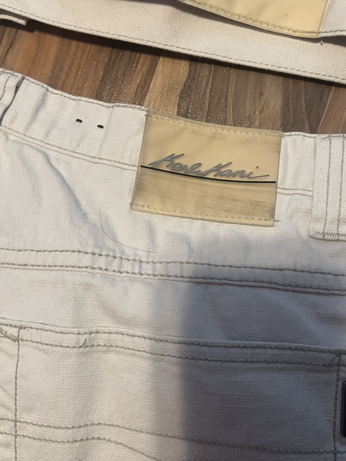 Karl Kani Karl Kani FULL White Denim Set Size US 40 / EU 56 - 9 Thumbnail