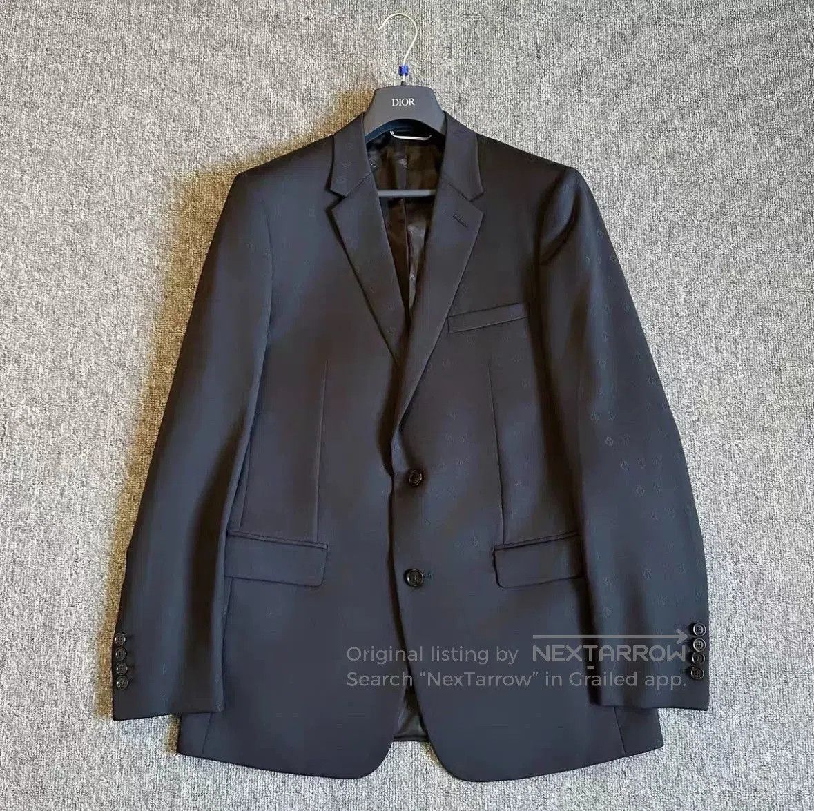 Dior Dior Wool Suit with All. Size US L / EU 52-54 / 3 - 1 Thumbnail