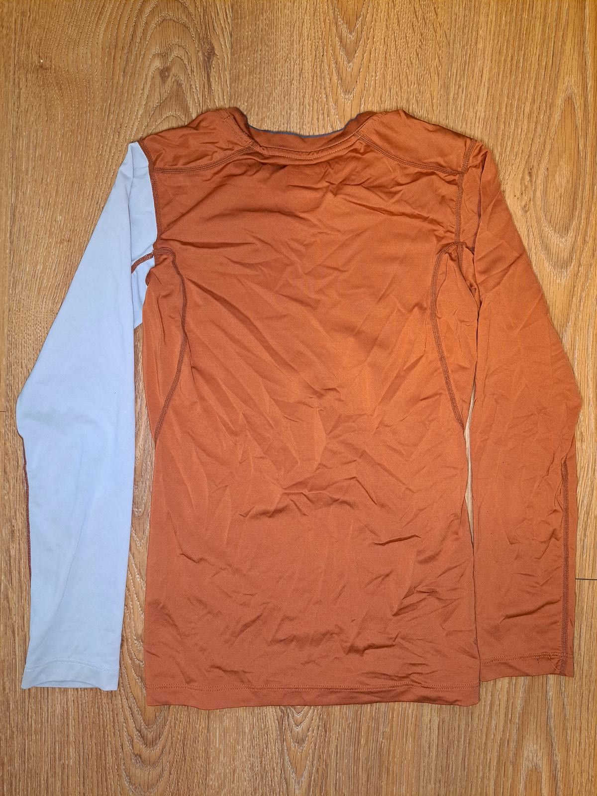 Nike Nike Pro Athletic Shirt Boy Large 14-16 Orange White Fit Size ONE SIZE - 6 Thumbnail