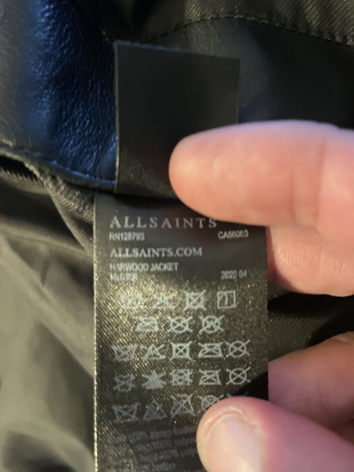 Allsaints AllSaints leather bomber Size US M / EU 48-50 / 2 - 4 Thumbnail