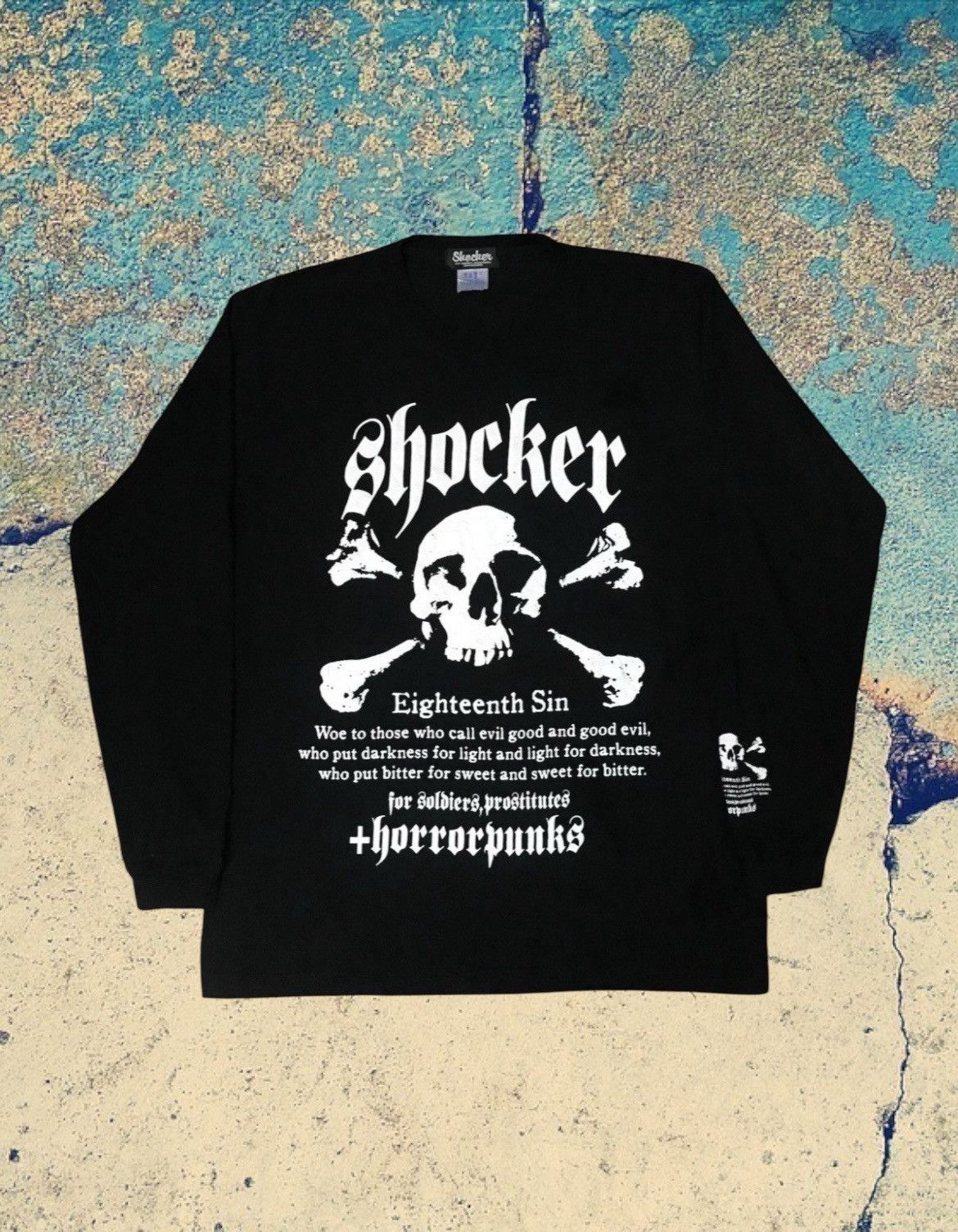 Other Shocker Japan Shirt Poem Eighteen Years of Evil Sin Horror Size US M / EU 48-50 / 2 - 1 Thumbnail
