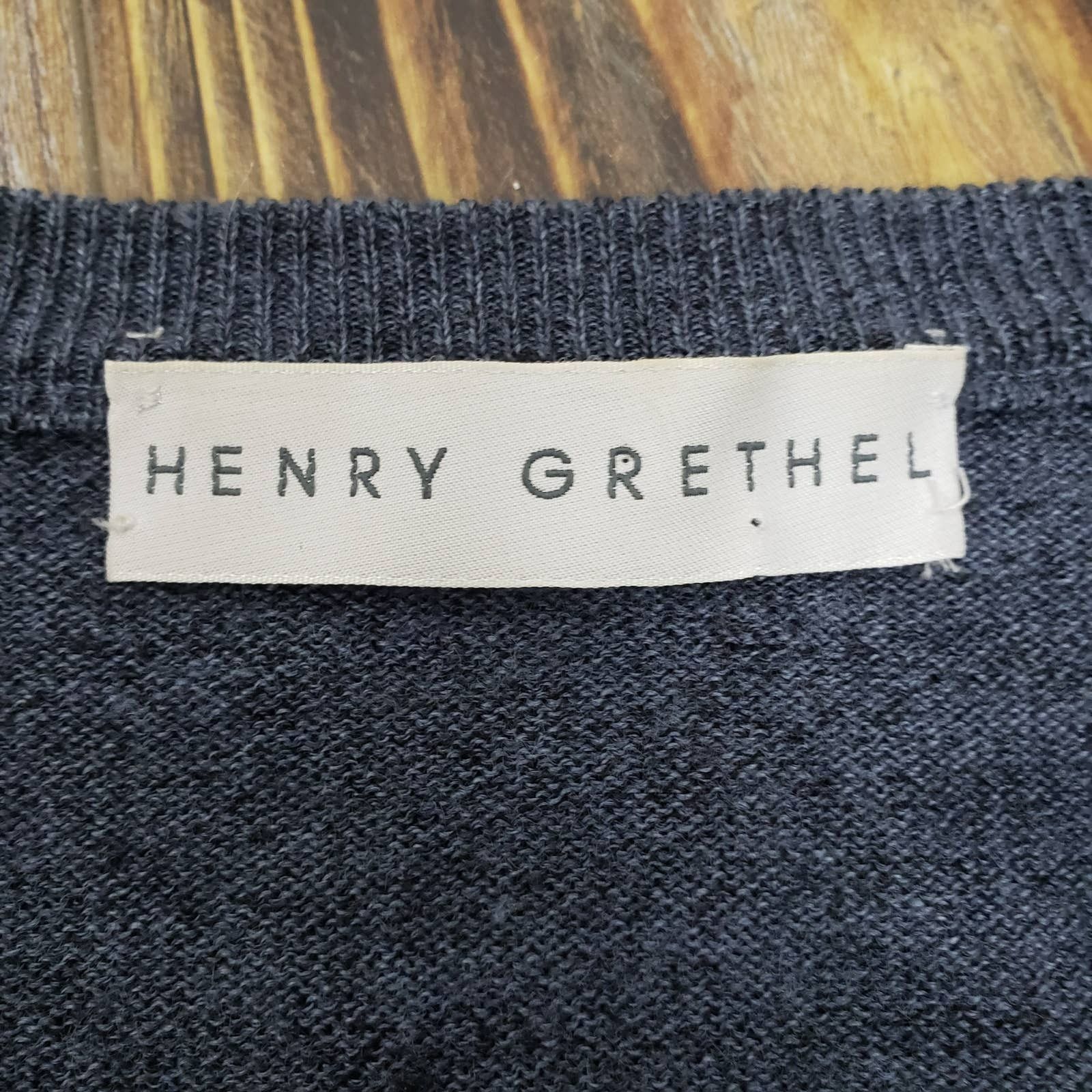 Henry Grethel × Vintage Vintage Henry Grethel Sweater Merino Wool Silk Acrylic Italy Size US M / EU 48-50 / 2 - 10 Thumbnail
