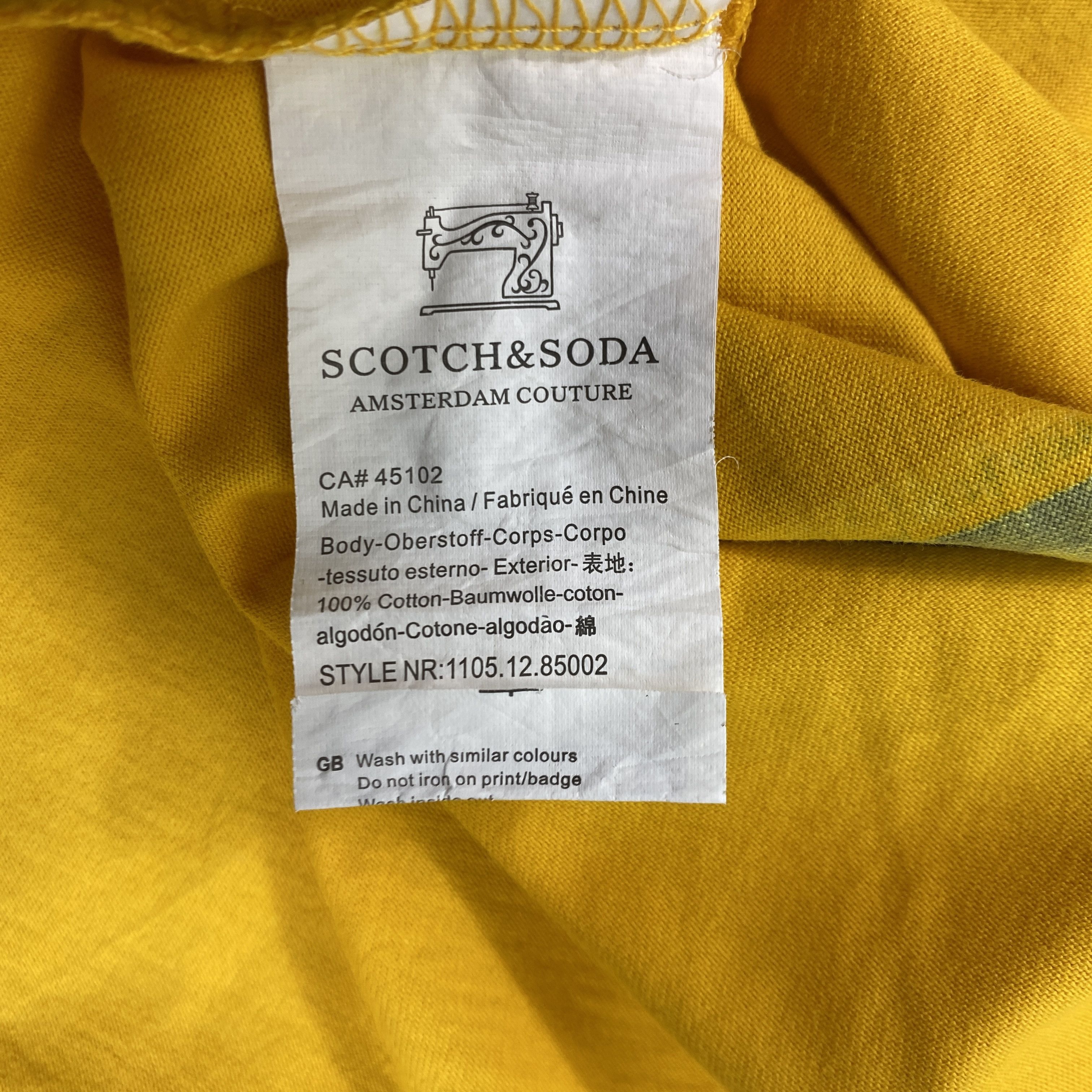 Japanese Brand Vintage Japanesse Brand Scotch & Soda Tshirt -D108 Size US M / EU 48-50 / 2 - 6 Thumbnail