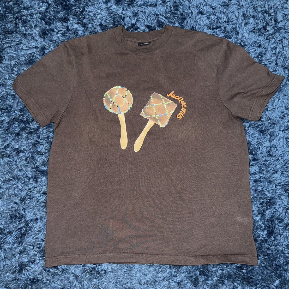 Jacquemus Jacquemus Brown Maraca Tee Size US S / EU 44-46 / 1 - 1 Thumbnail