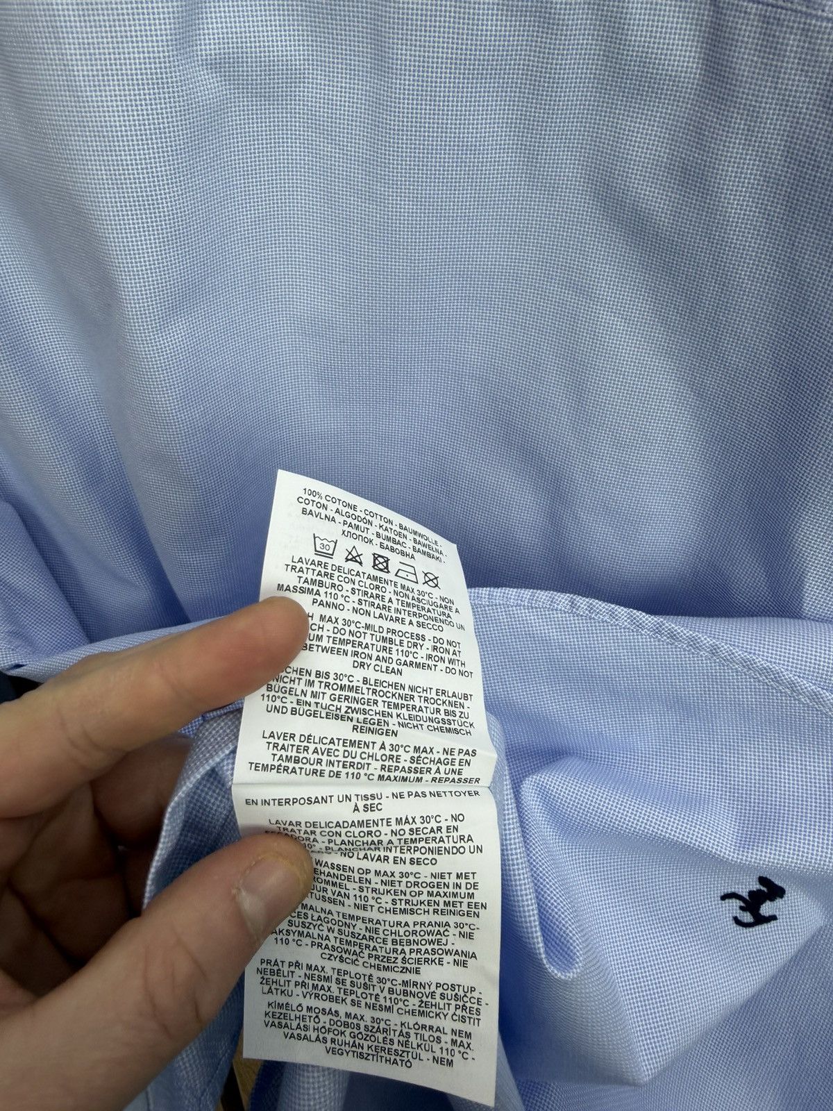 Fay Fay Light Blue Shirt 100% Cotton Size 41/16 Size US L / EU 52-54 / 3 - 10 Thumbnail