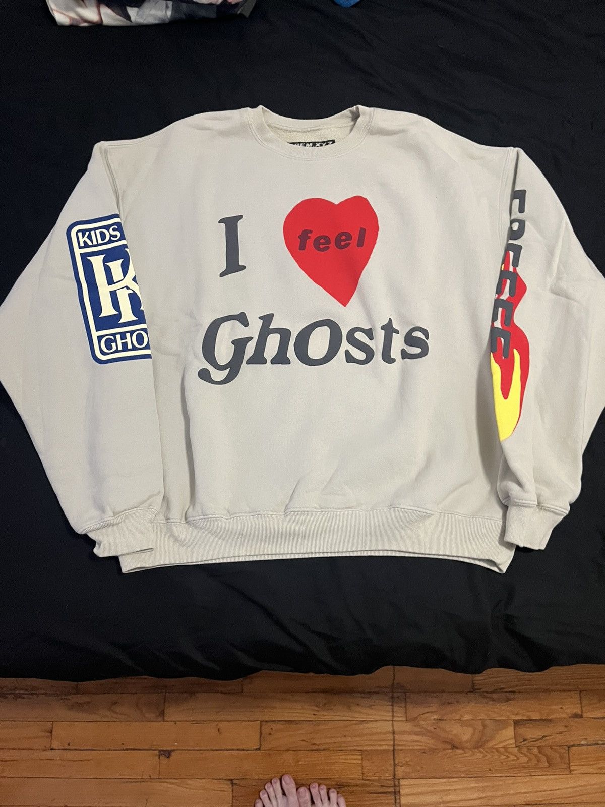 Kids See Ghosts I feel ghosts crewneck Size US XL / EU 56 / 4 - 1 Thumbnail