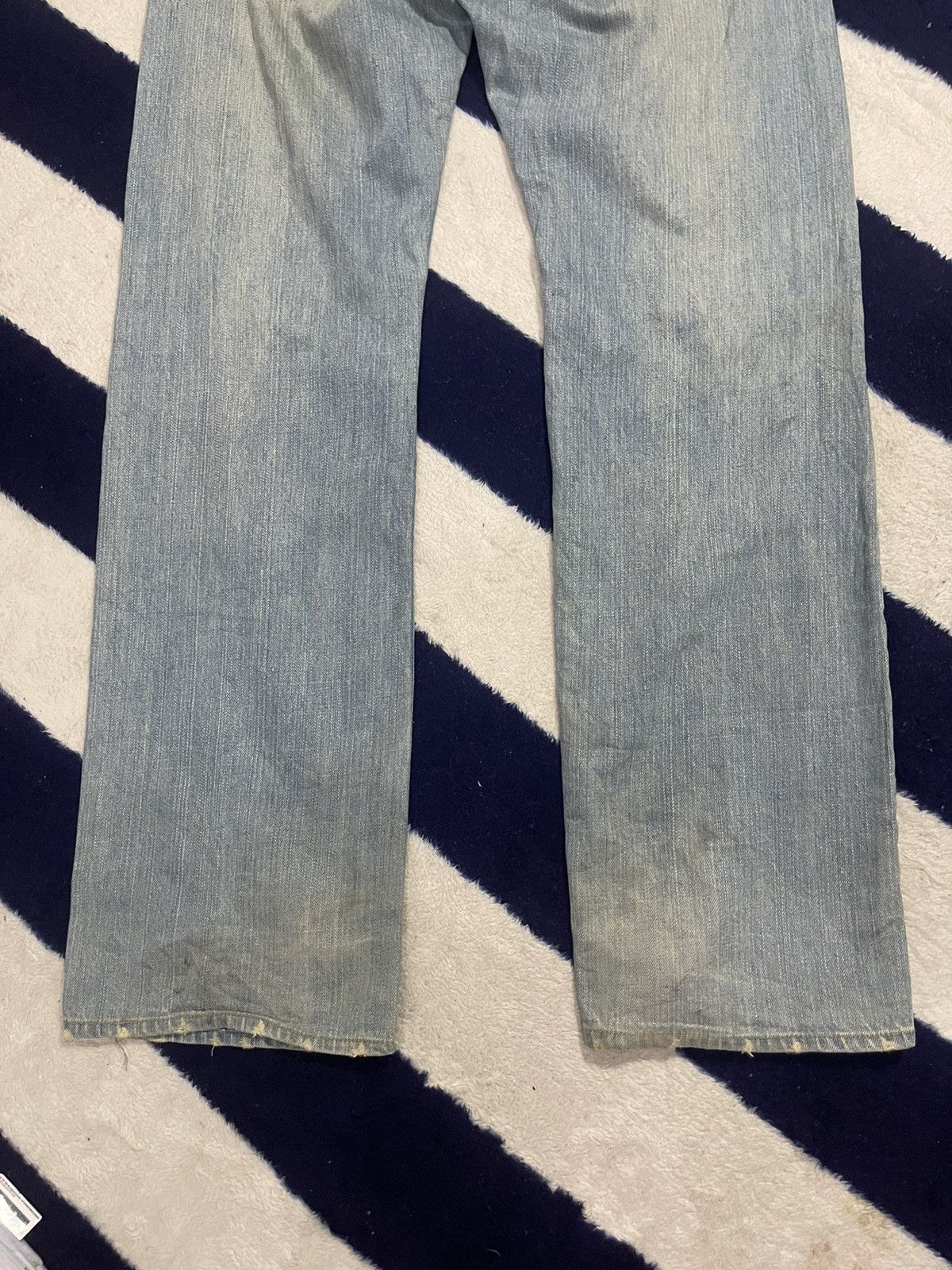 Japanese Brand Rovertry Distressed Jeans (14) Size US 32 / EU 48 - 6 Thumbnail