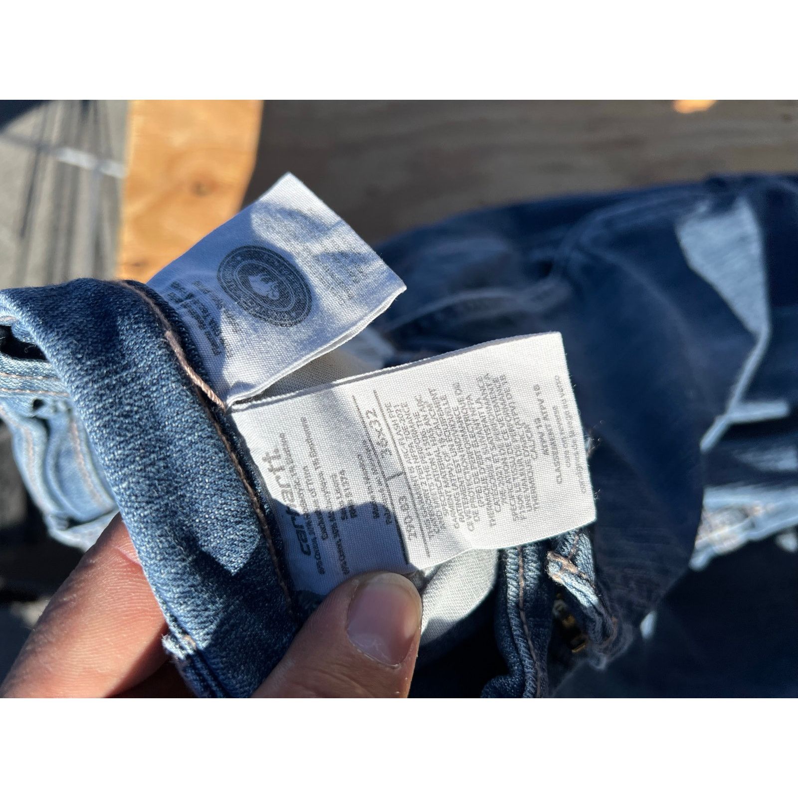 Carhartt Carhartt FR Jeans Mens 36x32 Blue Denim Carpenter Utility Size US 36 / EU 52 - 5 Thumbnail
