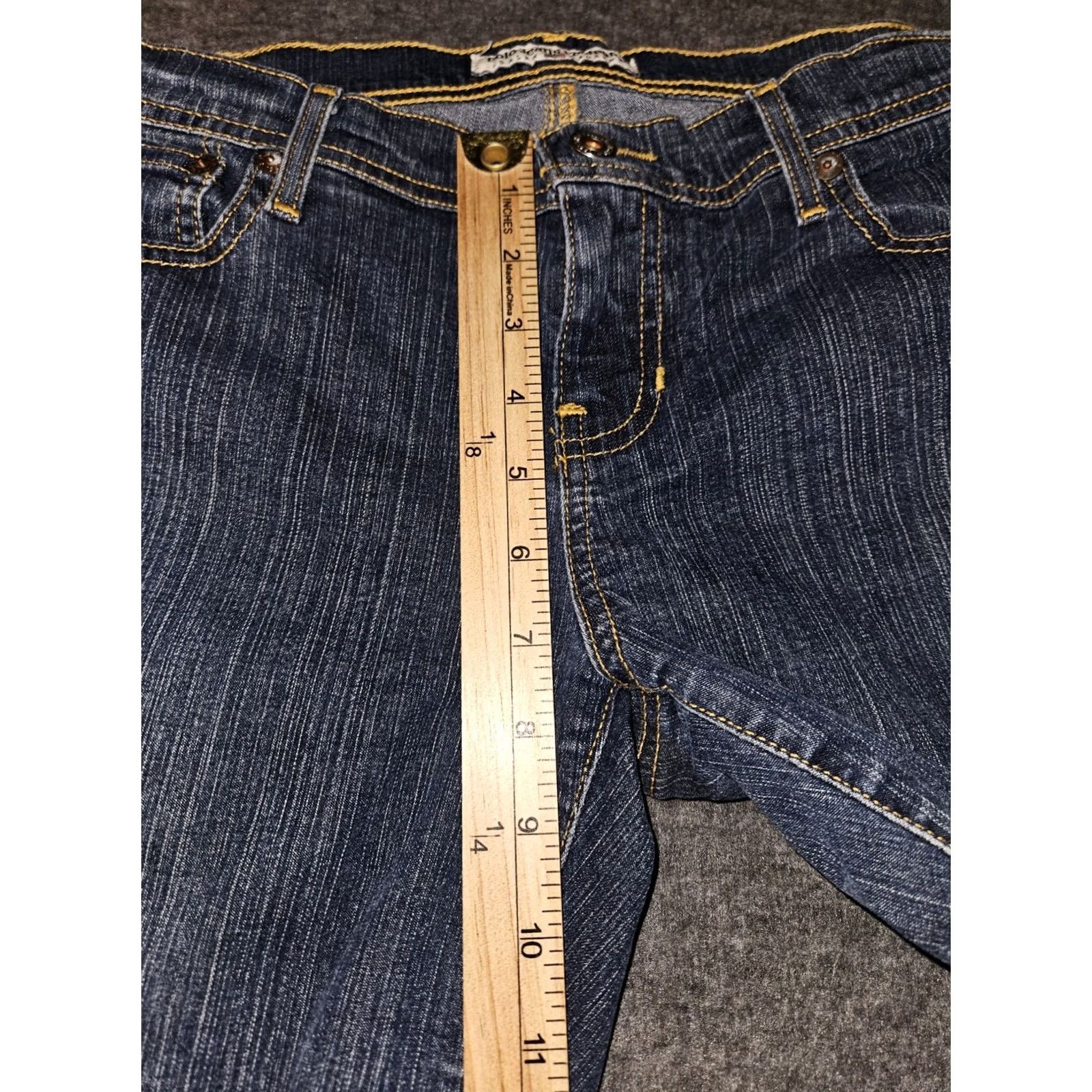 Vintage VINTAGE Polo Jeans Company Stretch Cropped Jeans Women's 28 Blue Denim Logo Preppy 90s Vintage Womens Jeans Size 28" / US 6 / IT 42 - 5 Thumbnail