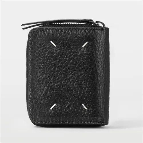 Maison Margiela o1mle0126 Size: OS / Unisex Four Stitch Leather Coin Pouch Size ONE SIZE - 1 Thumbnail