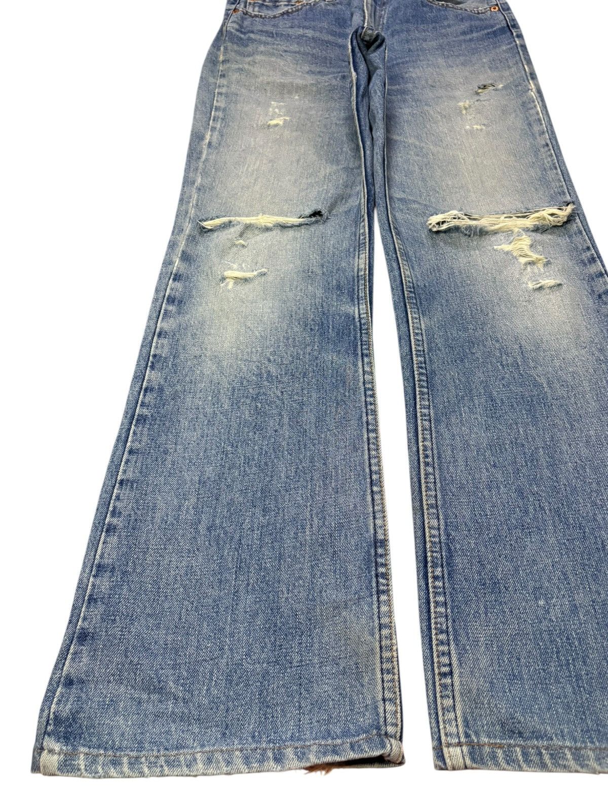 Levi's Vintage 90s Levis 517 Mud Wash Distressed Bootcut Flare Jean Size US 30 / EU 46 - 6 Thumbnail