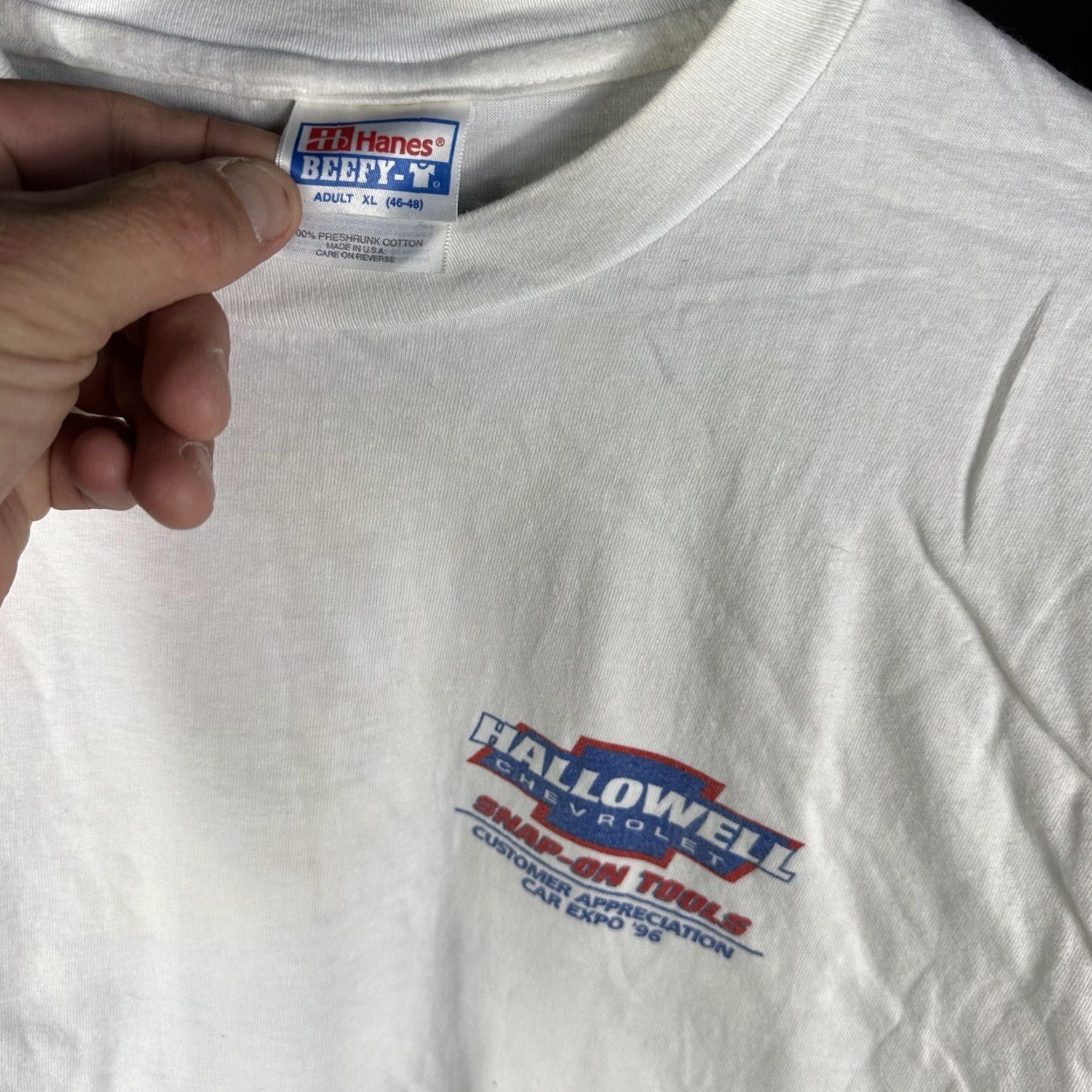 Vintage VINTAGE Chevrolet T-shirt XL 1996 Car Expo Snap-on Mens/Womens? Size US XL / EU 56 / 4 - 4 Thumbnail